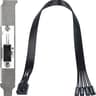 PC Power Switch Extension Cable PCIe Bracket (11.8 inch), 9-Pin Front Panel Header Adapter  *Extras*