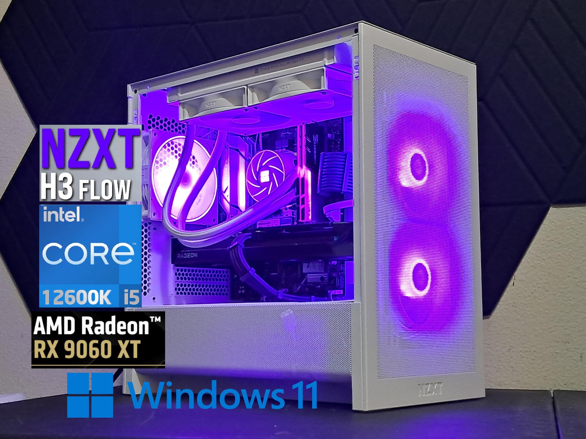 Custom 1440p Gamer! RX 9060 XT 16GB | Intel i5 12th Gen | 16GB G.Skill RGB DDR4 | 1TB SSD | WiFi!