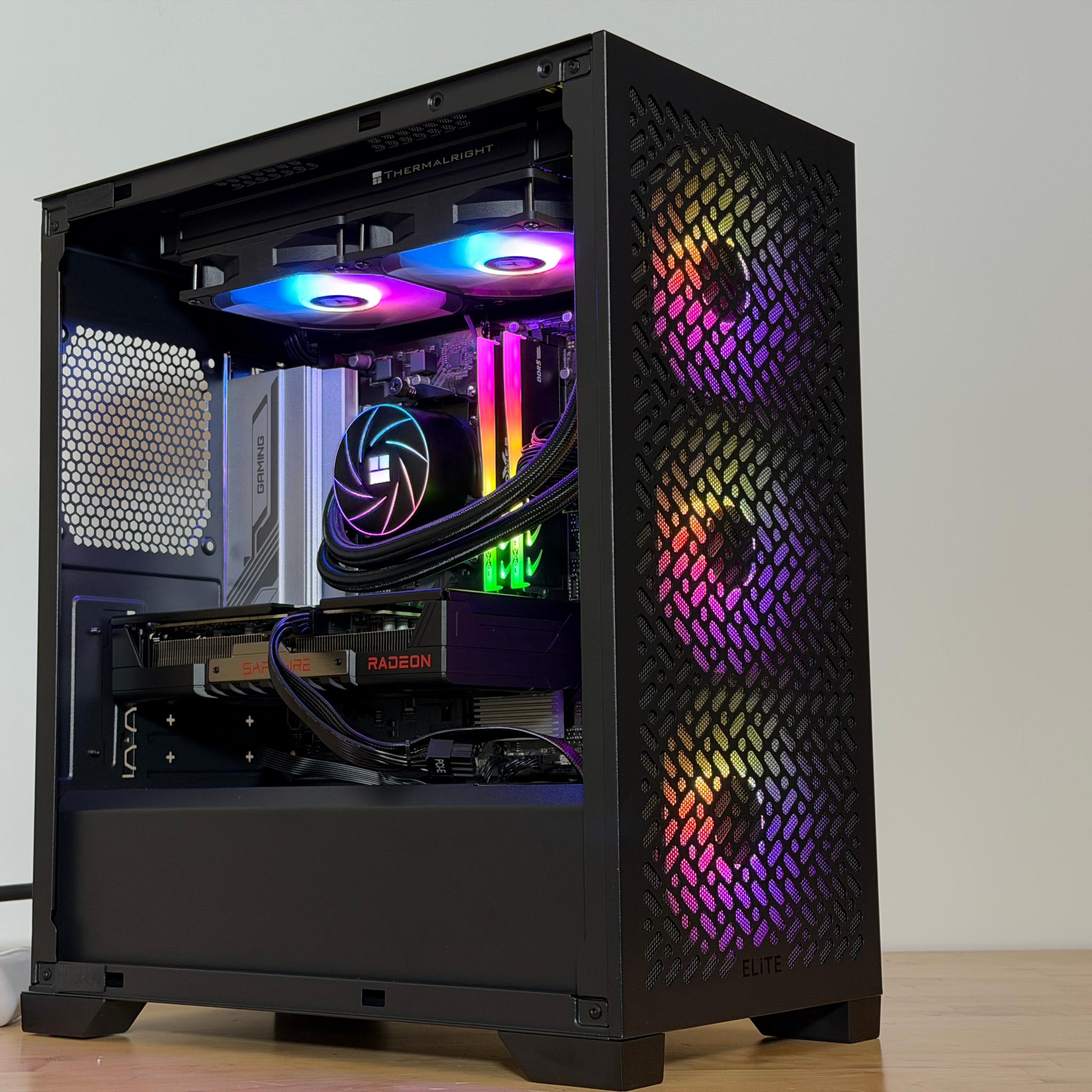 RX 9060XT Ryzen 7 7700x Gaming PC
