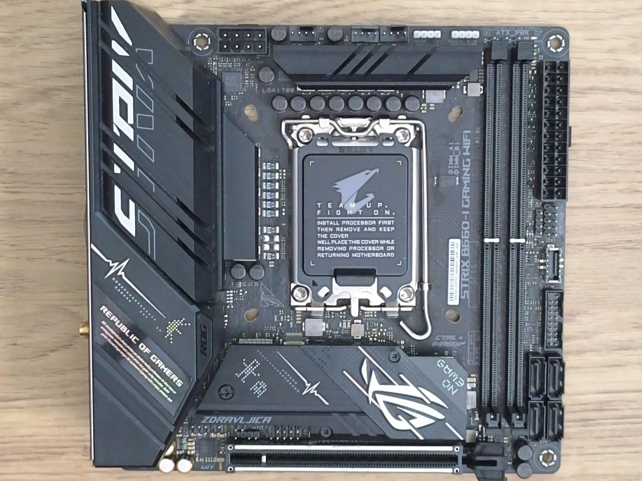 ASUS B660-I ROG Strix Gaming WiFi D5 Intel LGA 1700 Mini-ITX Motherboard