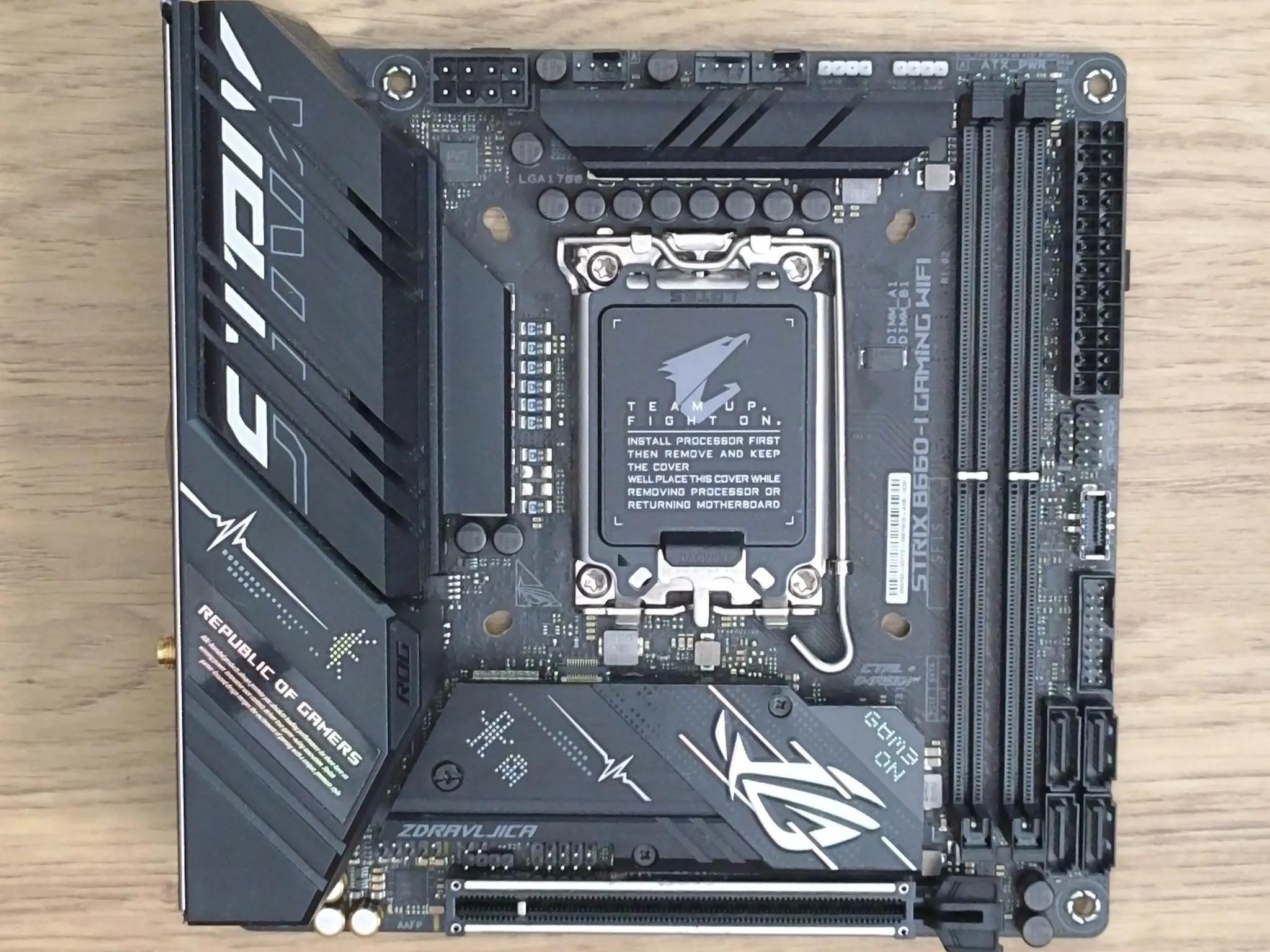 ASUS B660-I ROG Strix Gaming WiFi D5 Intel LGA 1700 Mini-ITX Motherboard