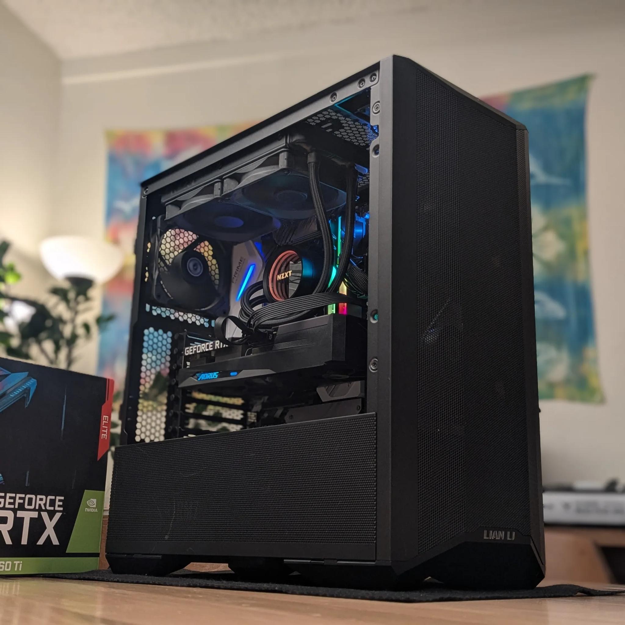 ⚡ Aether – Ryzen 9 3950X | AORUS 3060 Ti | 32GB 3600MHz RGB | 1TB NVMe | Liquid Cooled