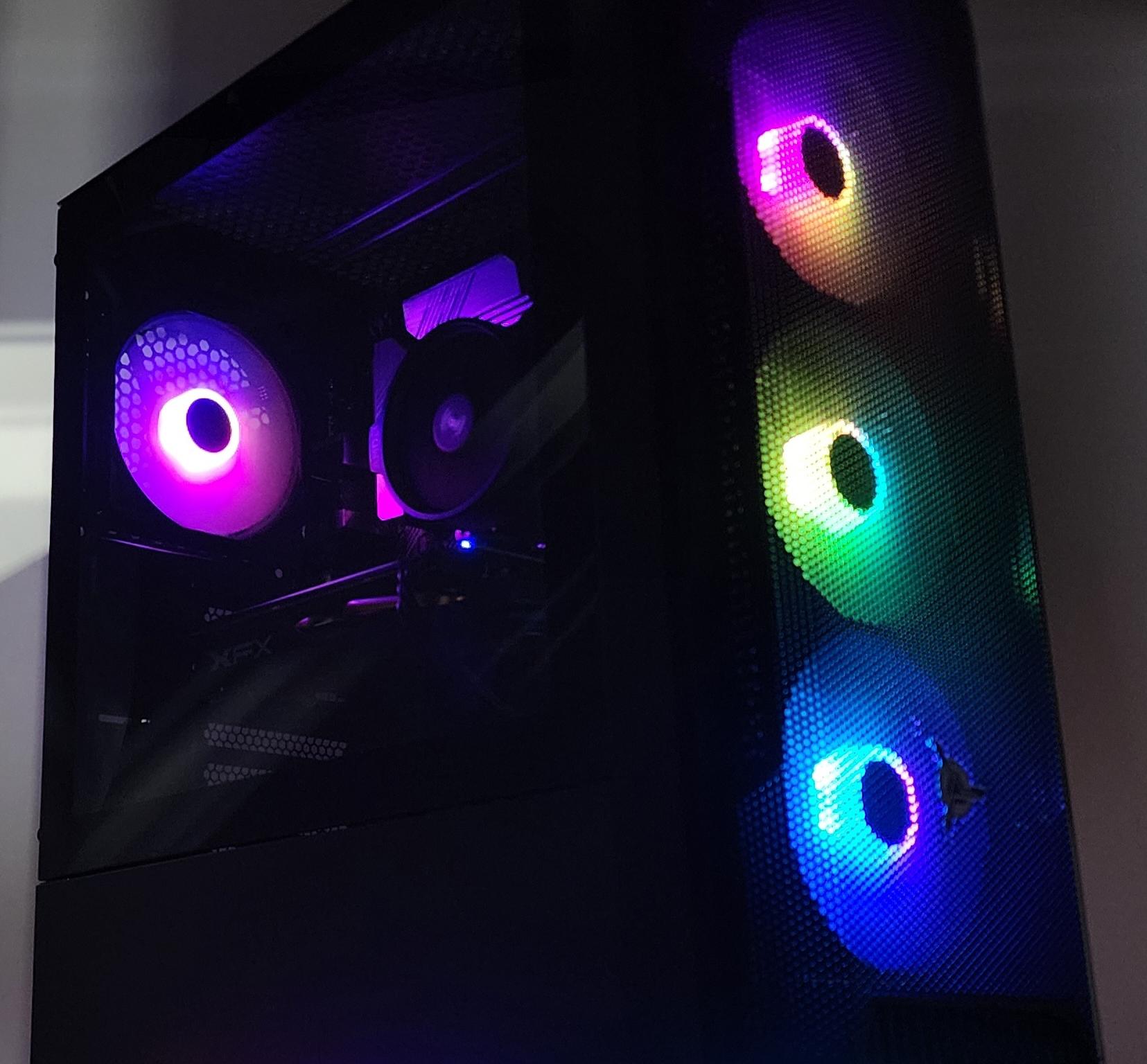 Gaming PC Ryzen 5 3600 16GB RAM 512GB SSD RX 580 8GB Windows 11 PC