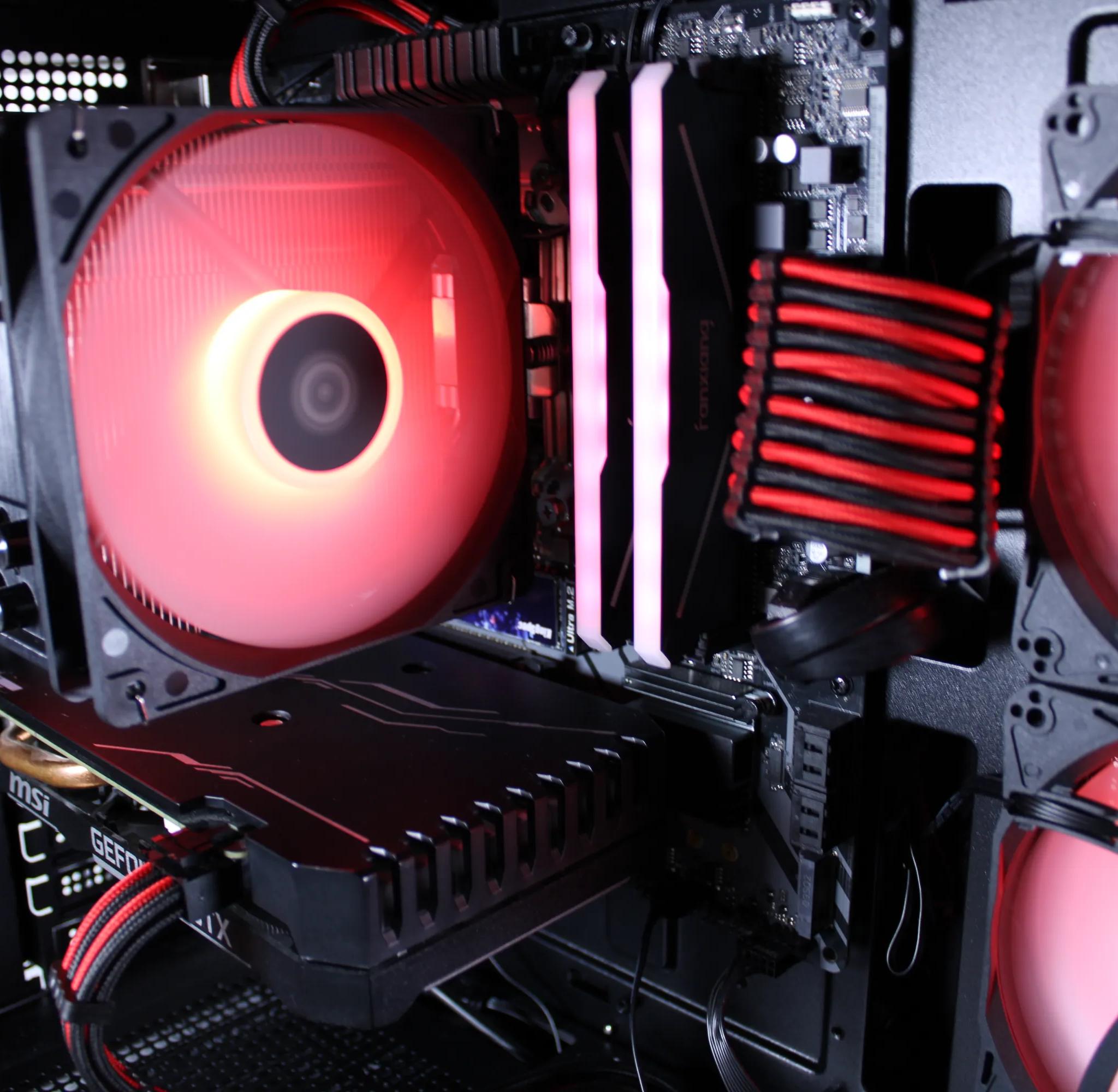 ⚫️🔴 GAMING PC!! | GTX 1660 Super | Ryzen 5 2600 | RGB 16GB Ram | 1TB NVME | Win 11 Activated | WIFI