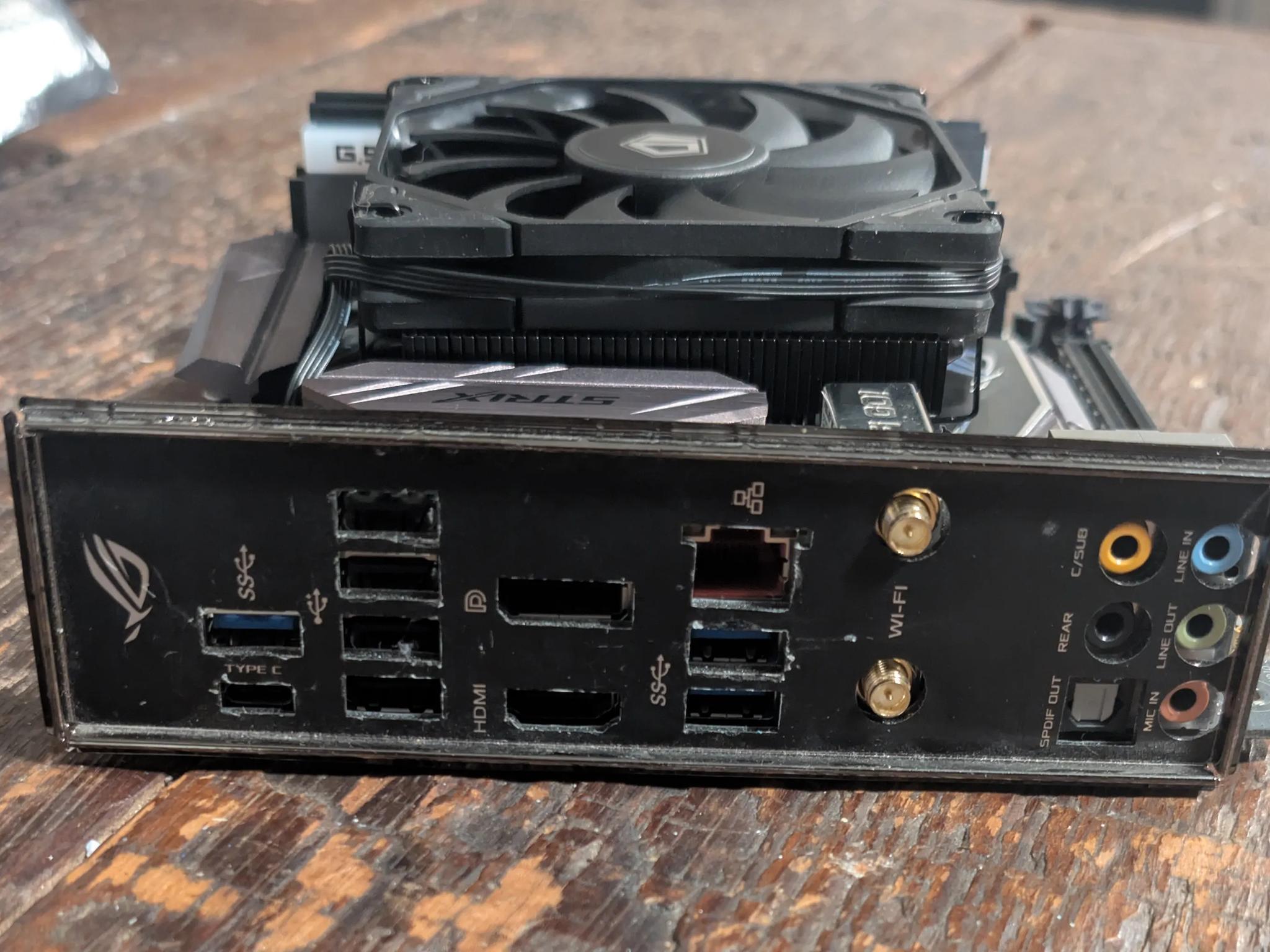 ⭐Mini-ITX Motherboard Combo⭐ Core i7-7700k 32gb RAM 500gb M.2 SSD