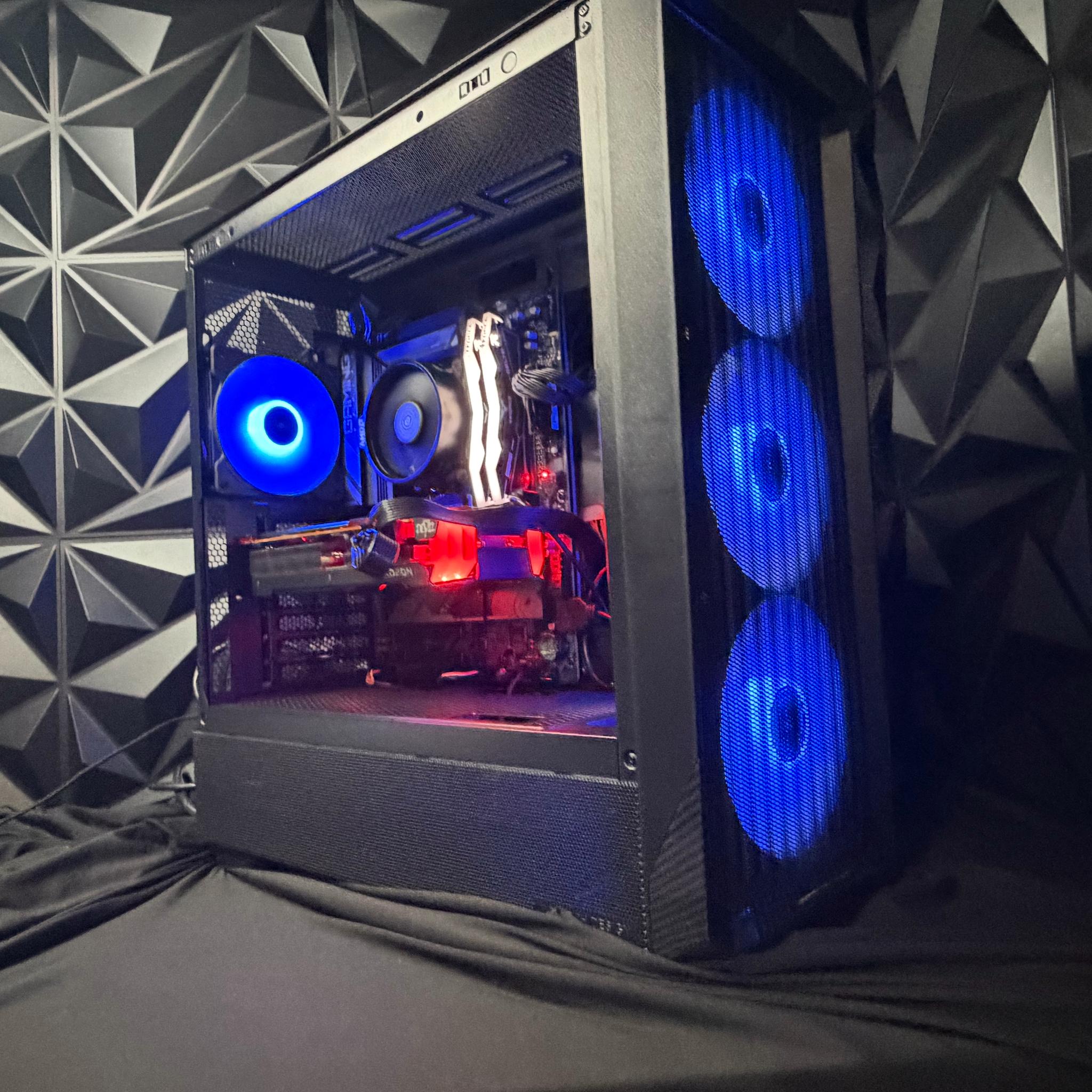 🖤⚡ G CARBON 8566 ⚡🖤| Ryzen 5 8500G| RX 6600XT | 1.5 TB NVMe| 16 GB DDR5| 650W PSU