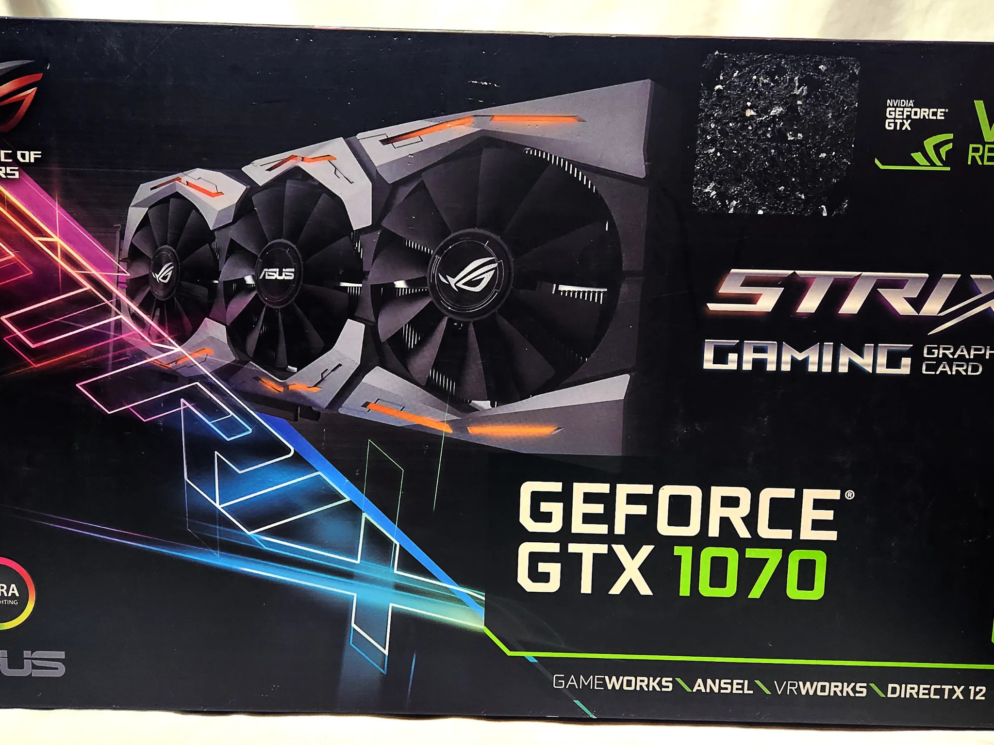 Asus Strix GTX 1070 8GB OC Edition