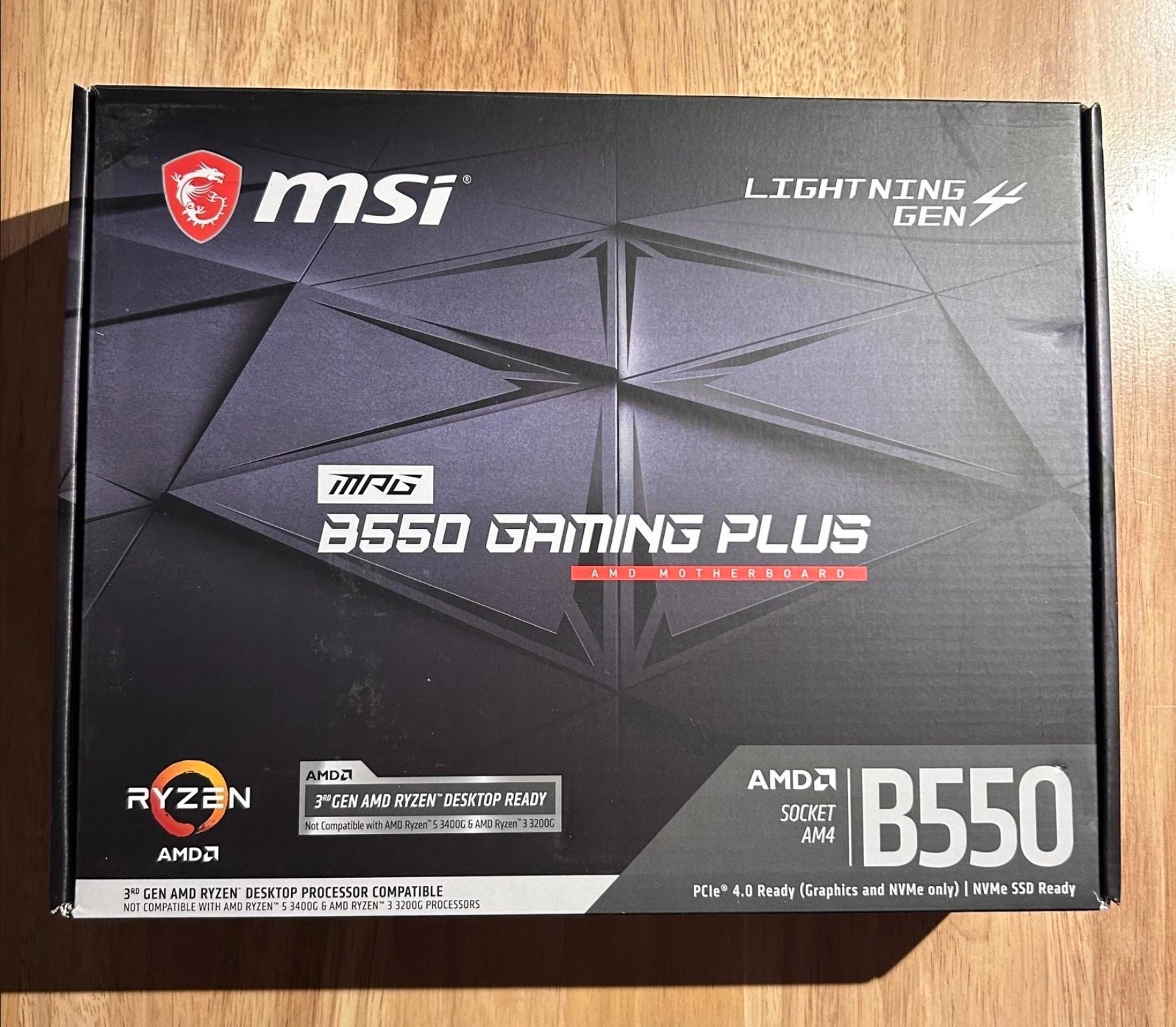 MSI - B550 GAMING PLUS (Socket AM4) AMD