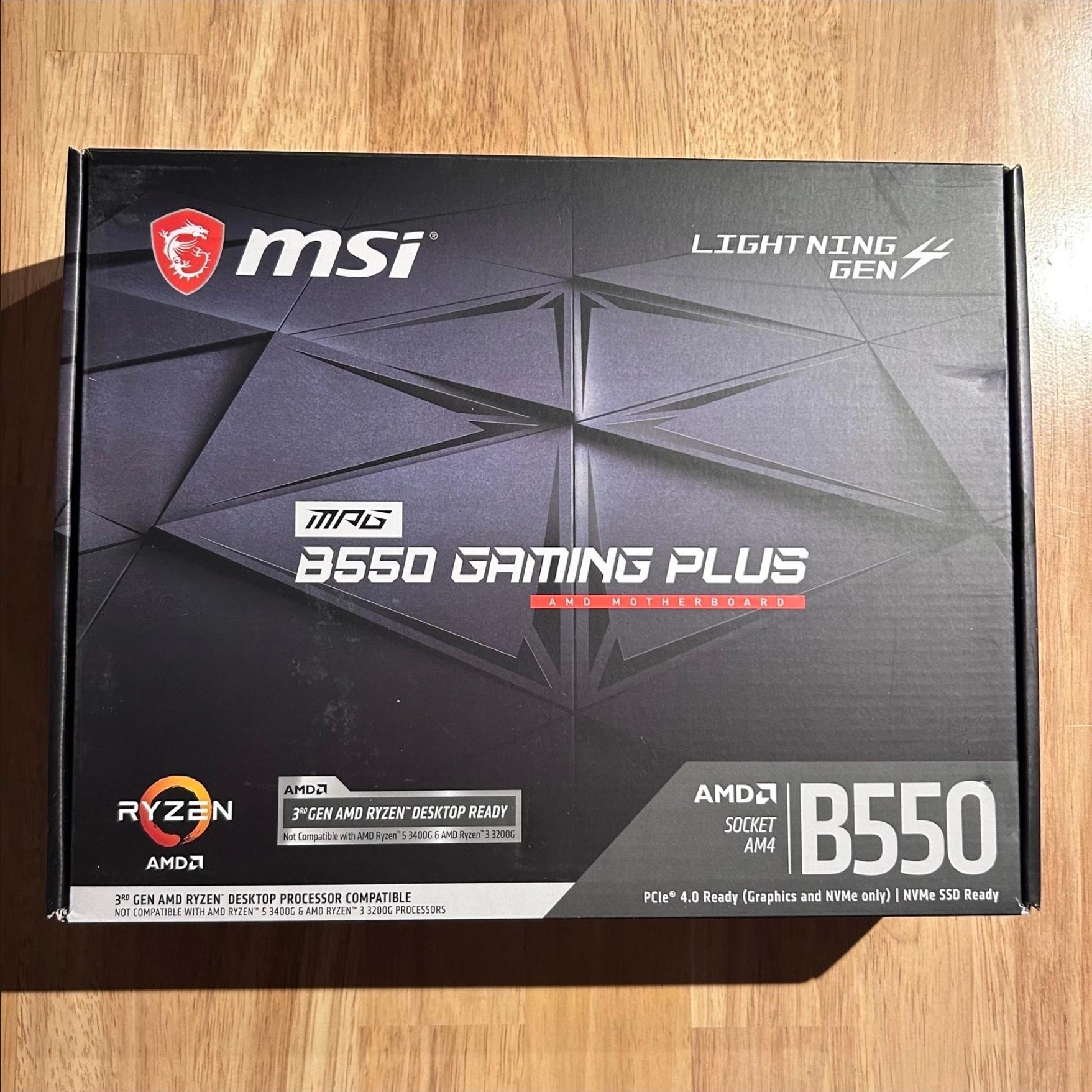 MSI - B550 GAMING PLUS (Socket AM4) AMD