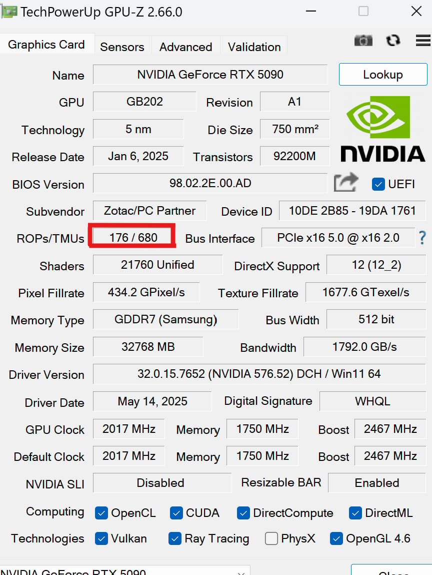 ZOTAC Gaming GeForce RTX 5090 AMP Extreme Infinity - DLSS 4 - 32GB - GDDR7