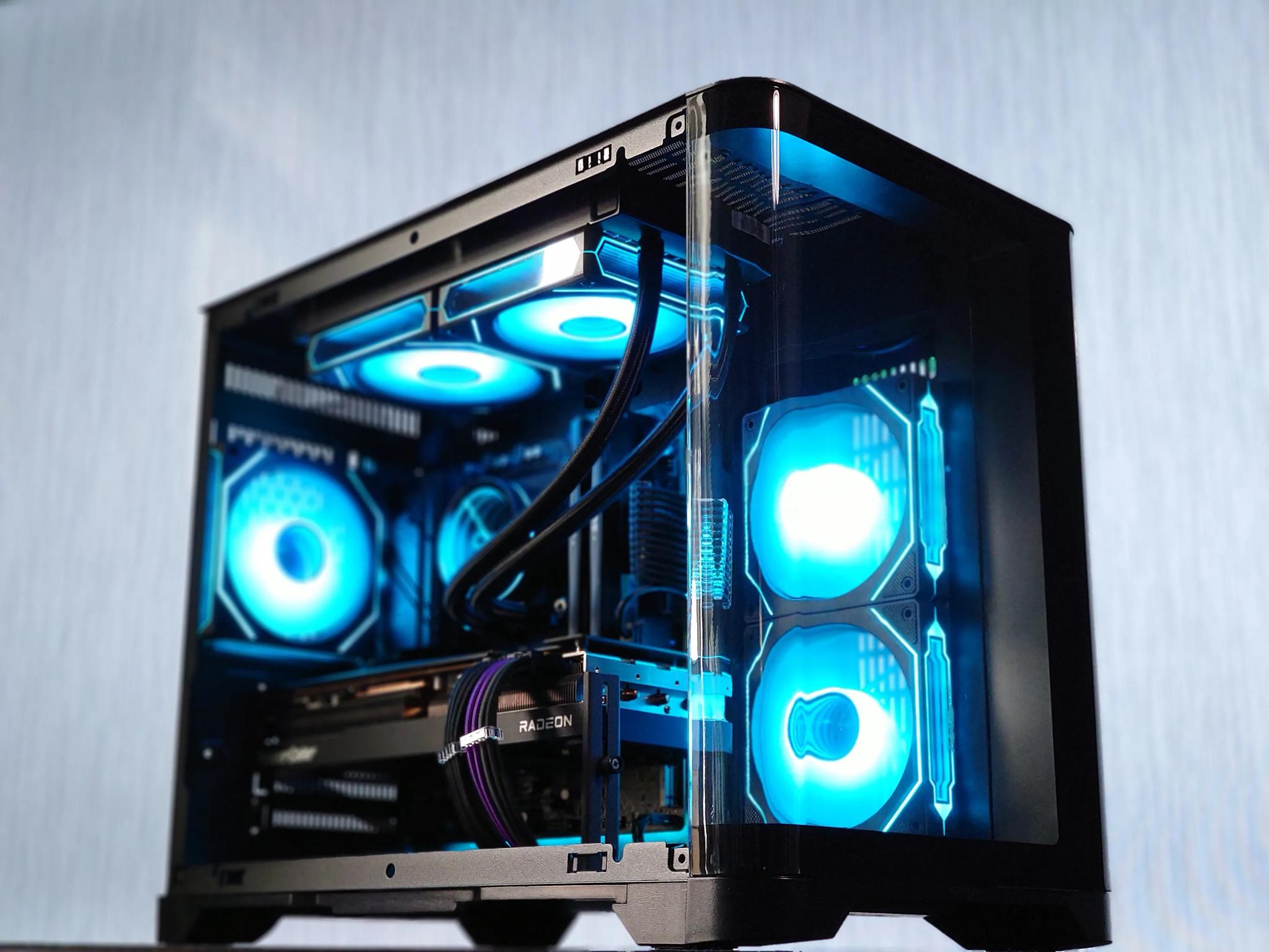 🍇🫐 Liquid Cooled Gaming PC◼️AMD RX 7800 XT 16GB◼️AMD Ryzen 9 5900X◼️32GB DDR4 RAM◼️1TB NVME