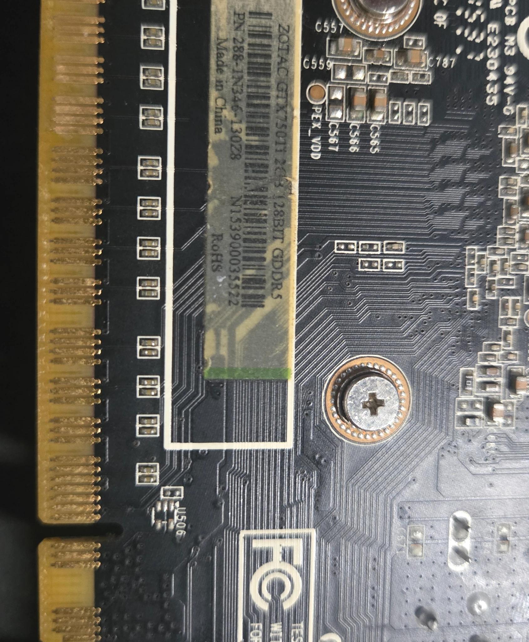 Zotac GTX 750 Ti 2 gig