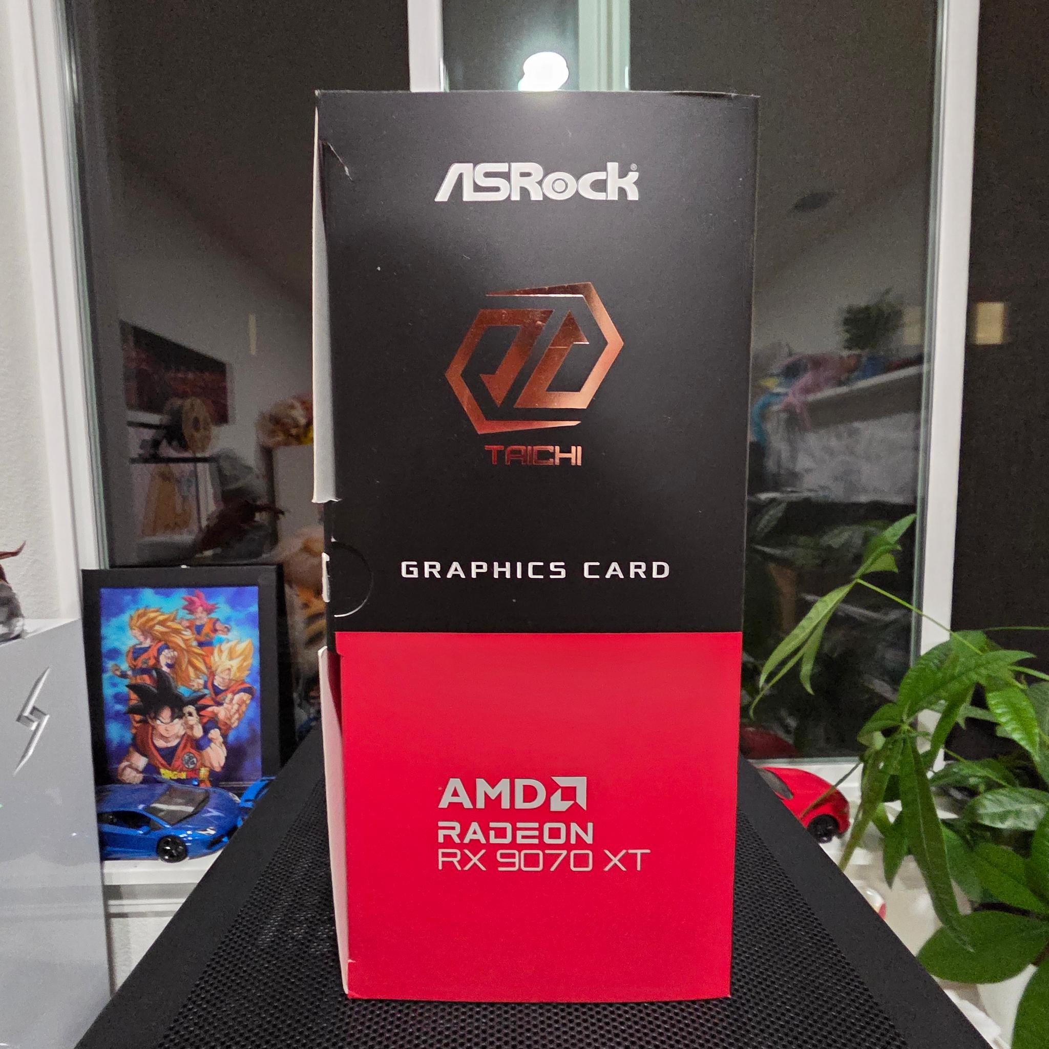 ASRock AMD Radeon RX 9070 XT Taichi Overclocked Triple Fan 16GB GDDR6 PCIe 5.0 Graphics Card