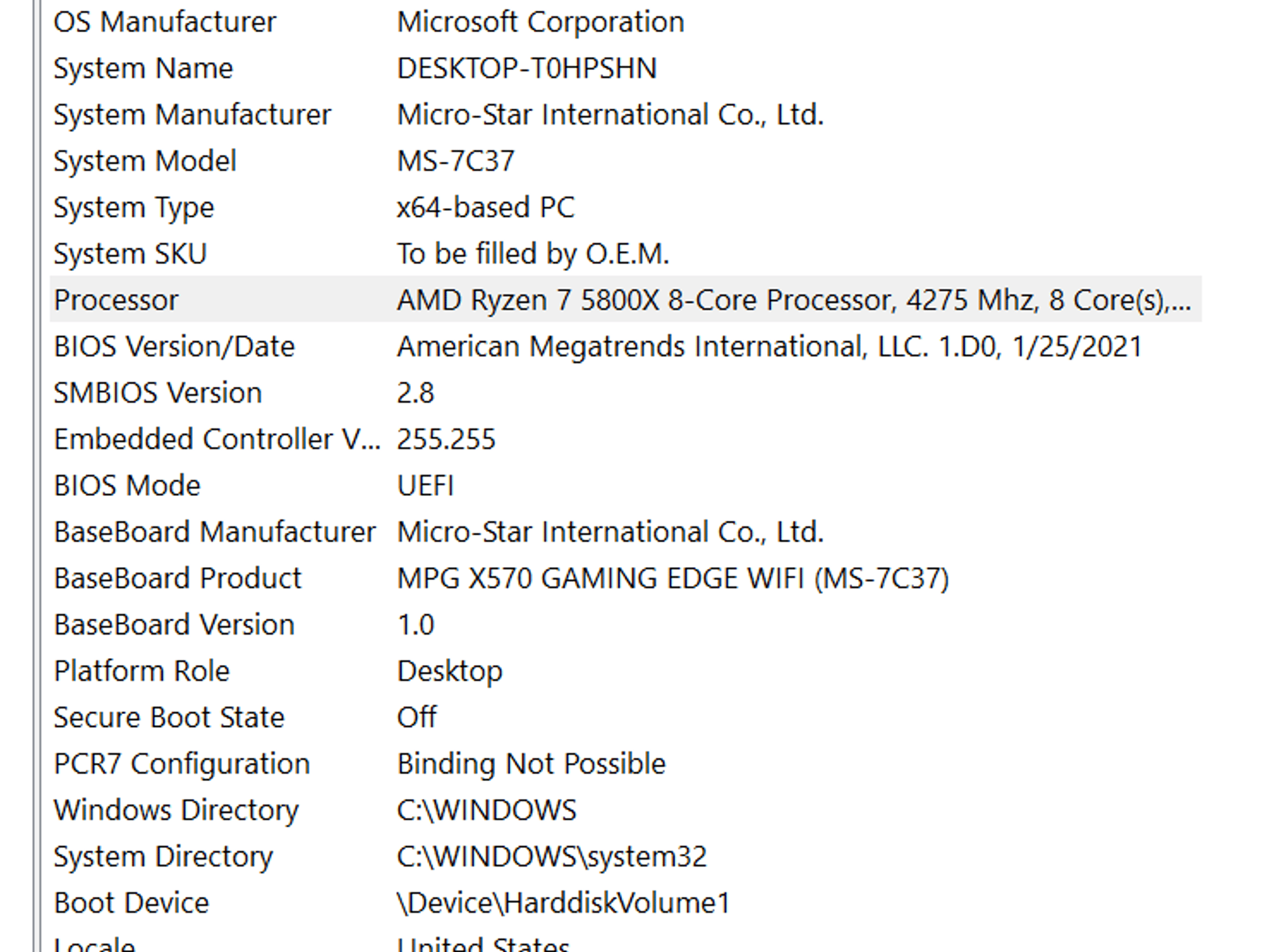 MSI MPG X570 GAMING EDGE WIFI