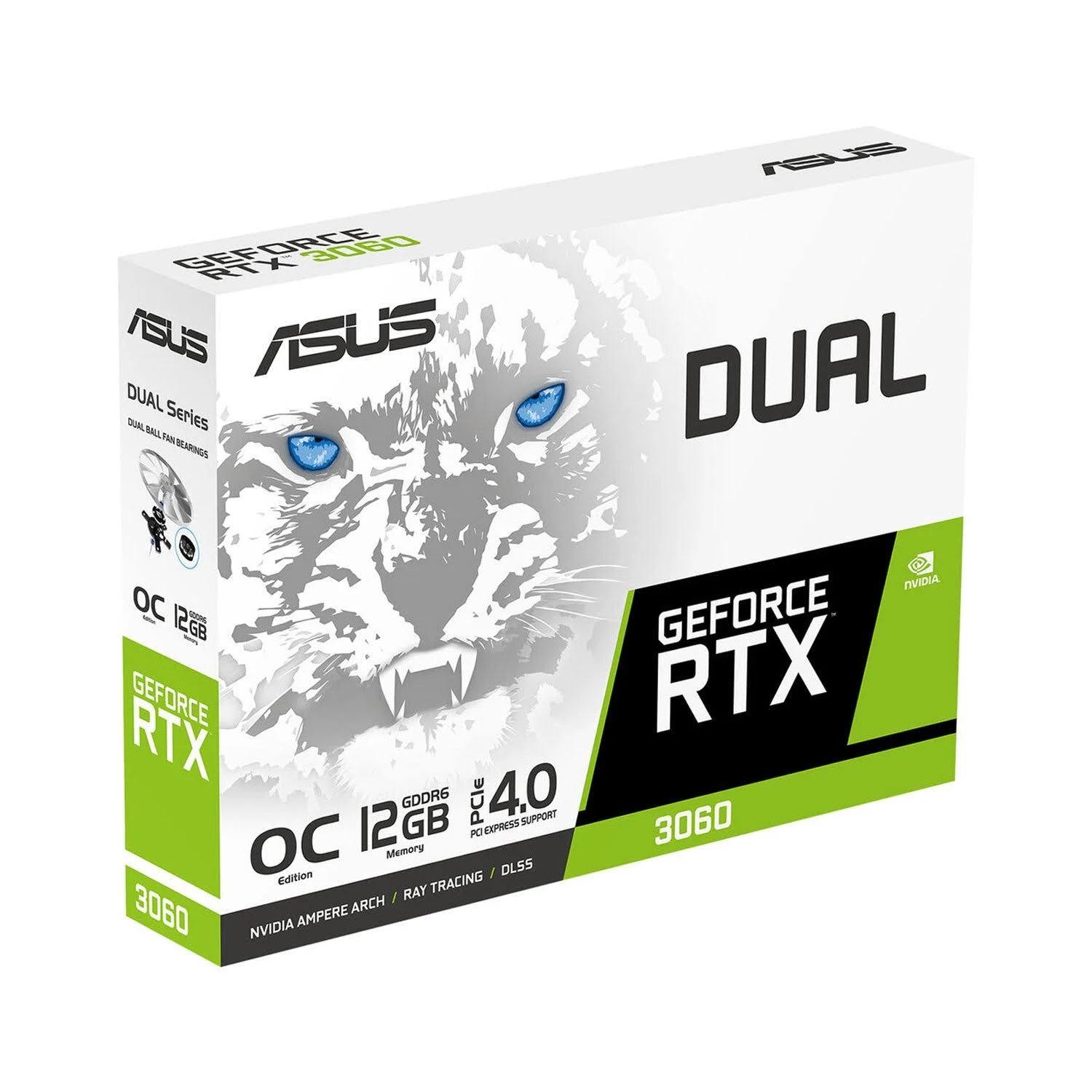 🆕 Asus Dual GeForce RTX 3060 V2 OC 12GB GDDR6 Graphics Card