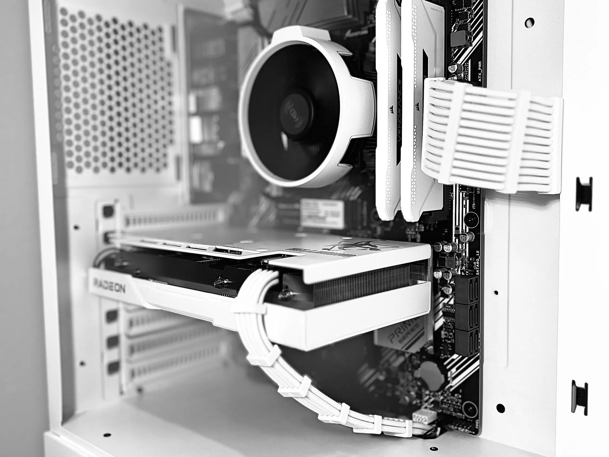 Ryzen 5 5600 | AMD Radeon RX 6650XT | White Theme Gaming PC