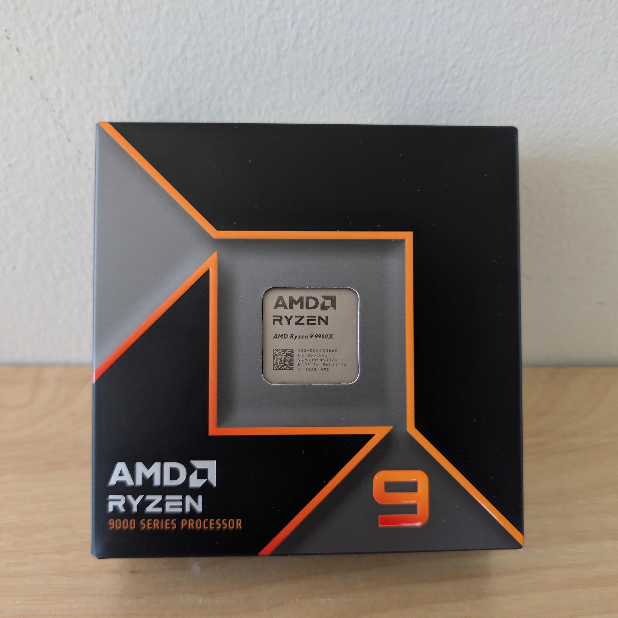 Brand New AMD Ryzen 9 9900X 12-Core 24-Thread AM5 Processor | Factory Sealed