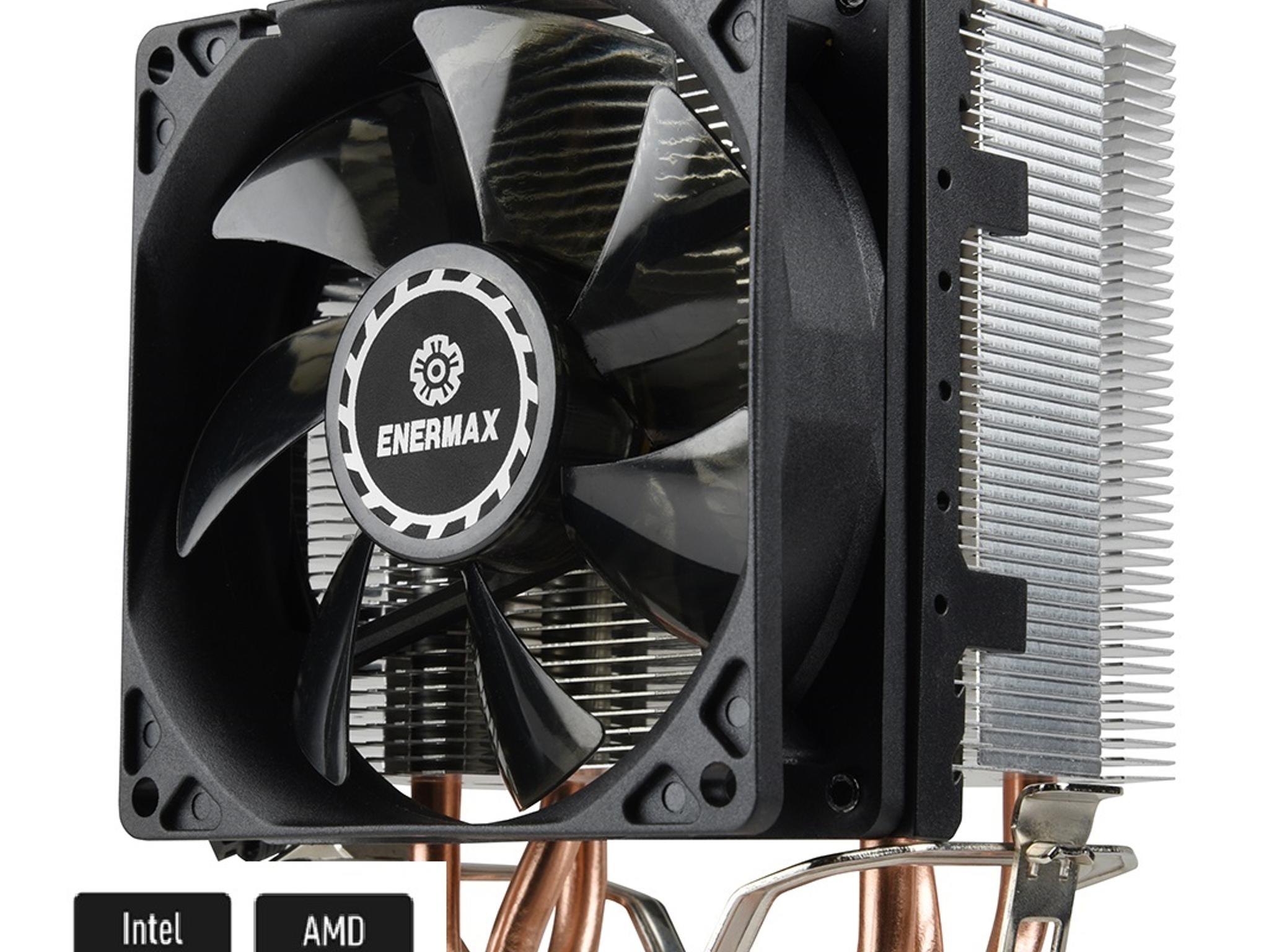 Enermax ETS-N31 CPU Air Cooler, 130W+ TDP, 3 Direct Heat Pipes, 92mm PWM Fan – 3 Pack