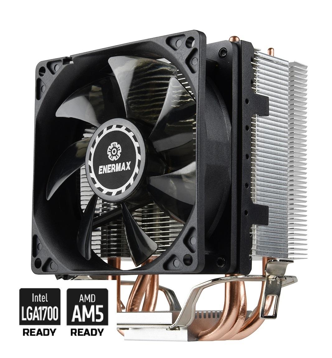 Enermax ETS-N31 CPU Air Cooler, 130W+ TDP, 3 Direct Heat Pipes, 92mm PWM Fan – 3 Pack