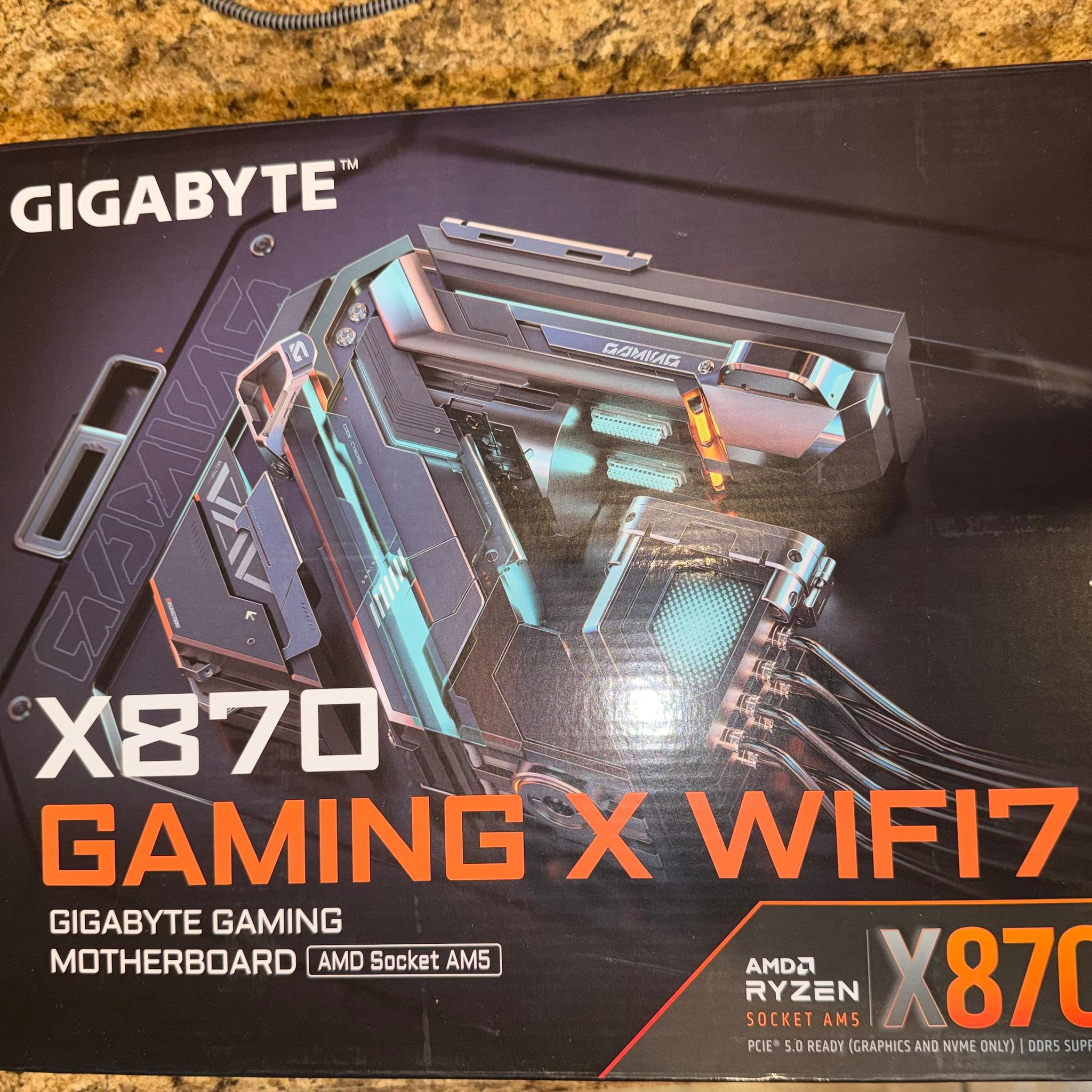 GIGABYTE X870 GAMING X WIFI7 AM5 LGA 1718
