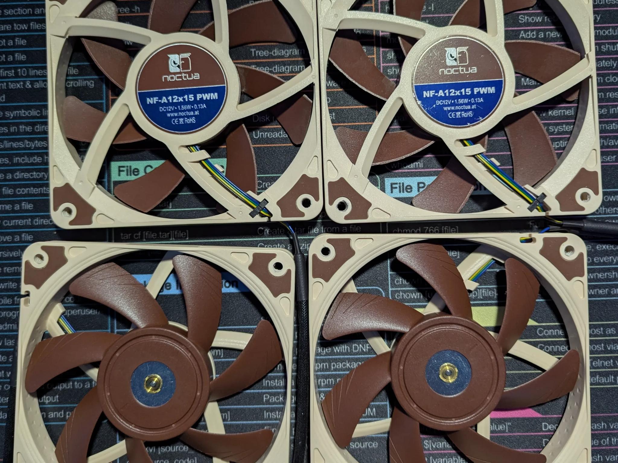 Noctua NF-A12x15 PWM, Premium Quiet Slim Fan, 4-Pin (120x15mm, Brown)