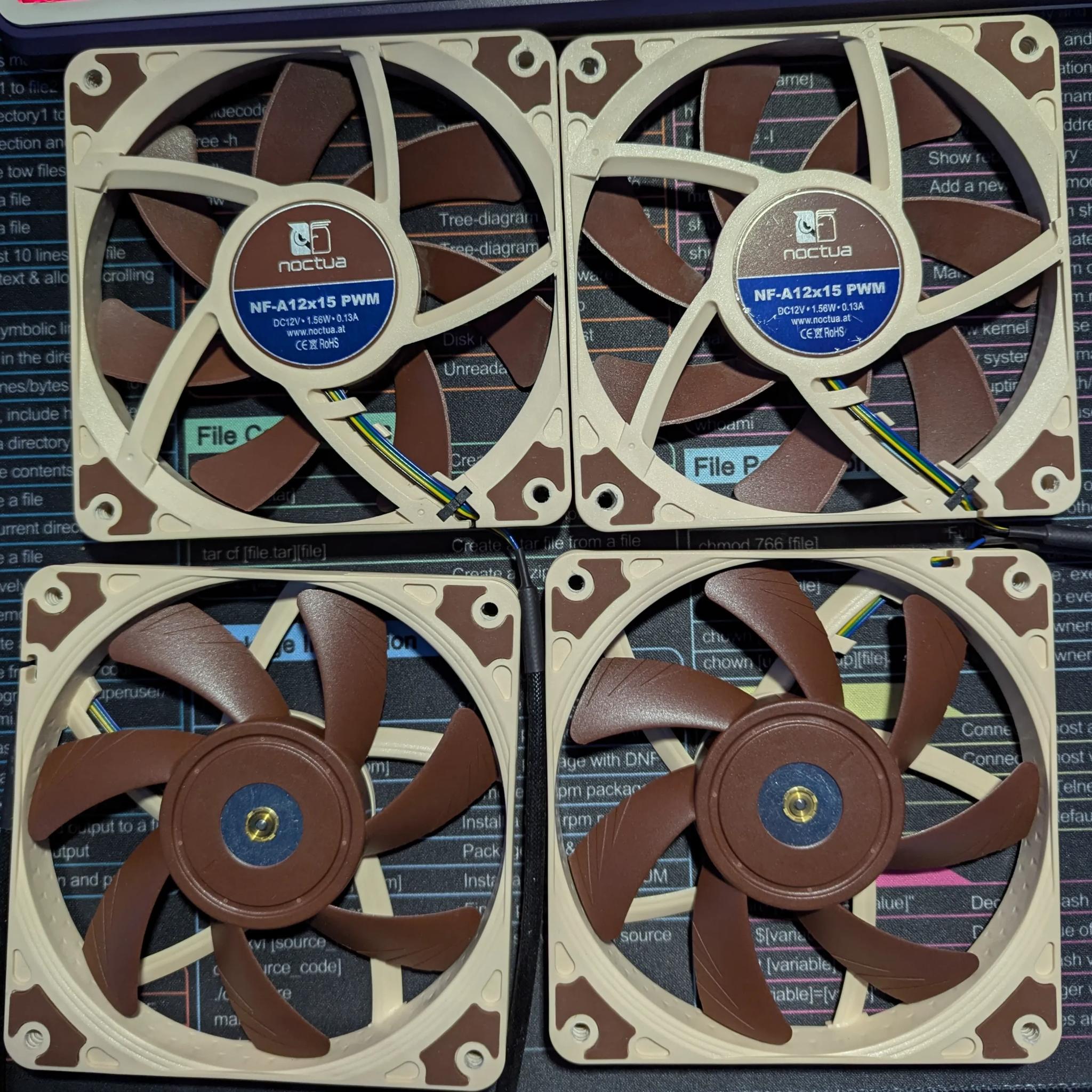 Noctua NF-A12x15 PWM, Premium Quiet Slim Fan, 4-Pin (120x15mm, Brown)