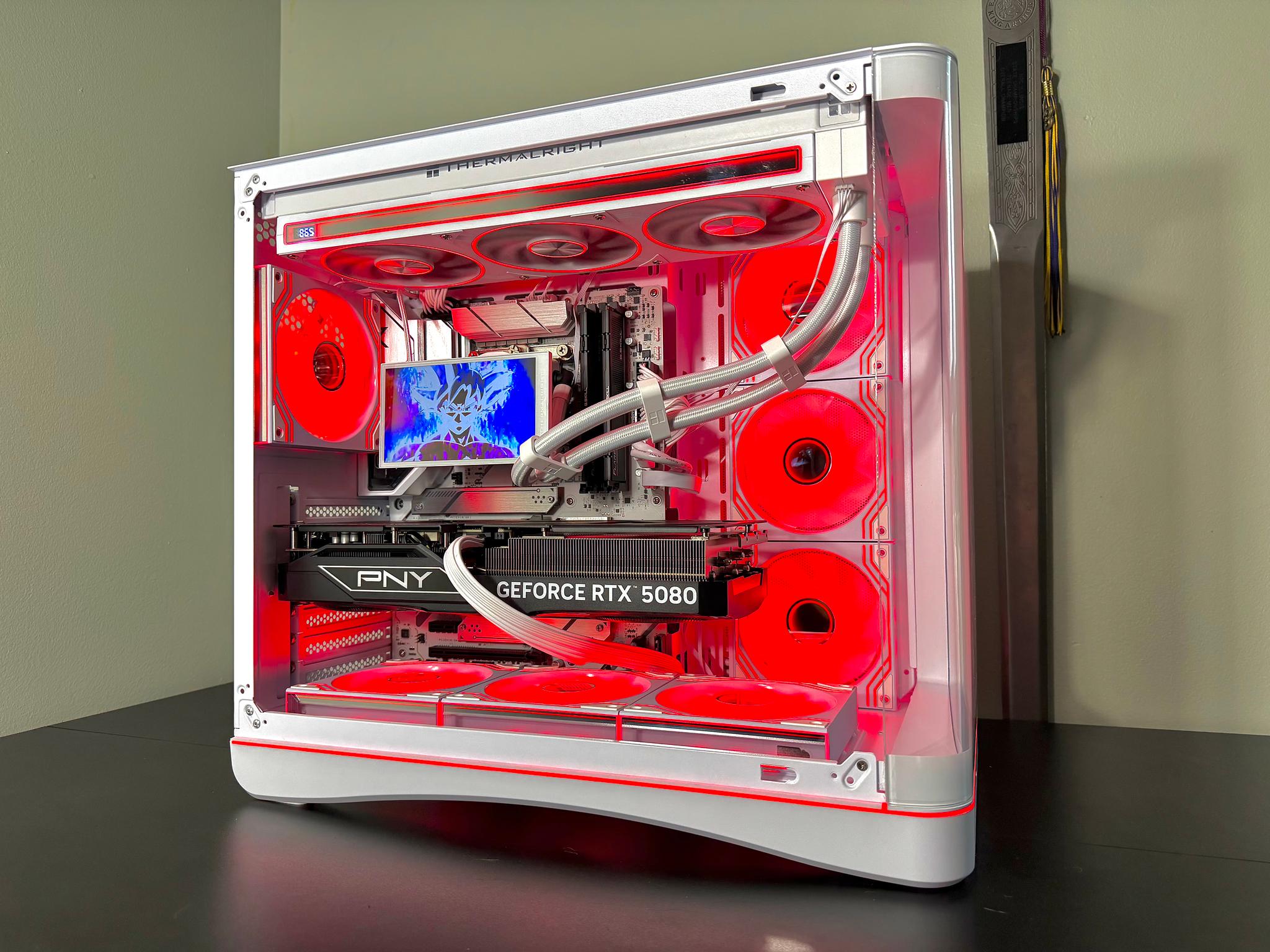 RTX 5080 | i9 14900kf | 32GB DDR5 | 2TB SSD | 5.5in LCD screen | 1000W Power Supply White Gaming PC