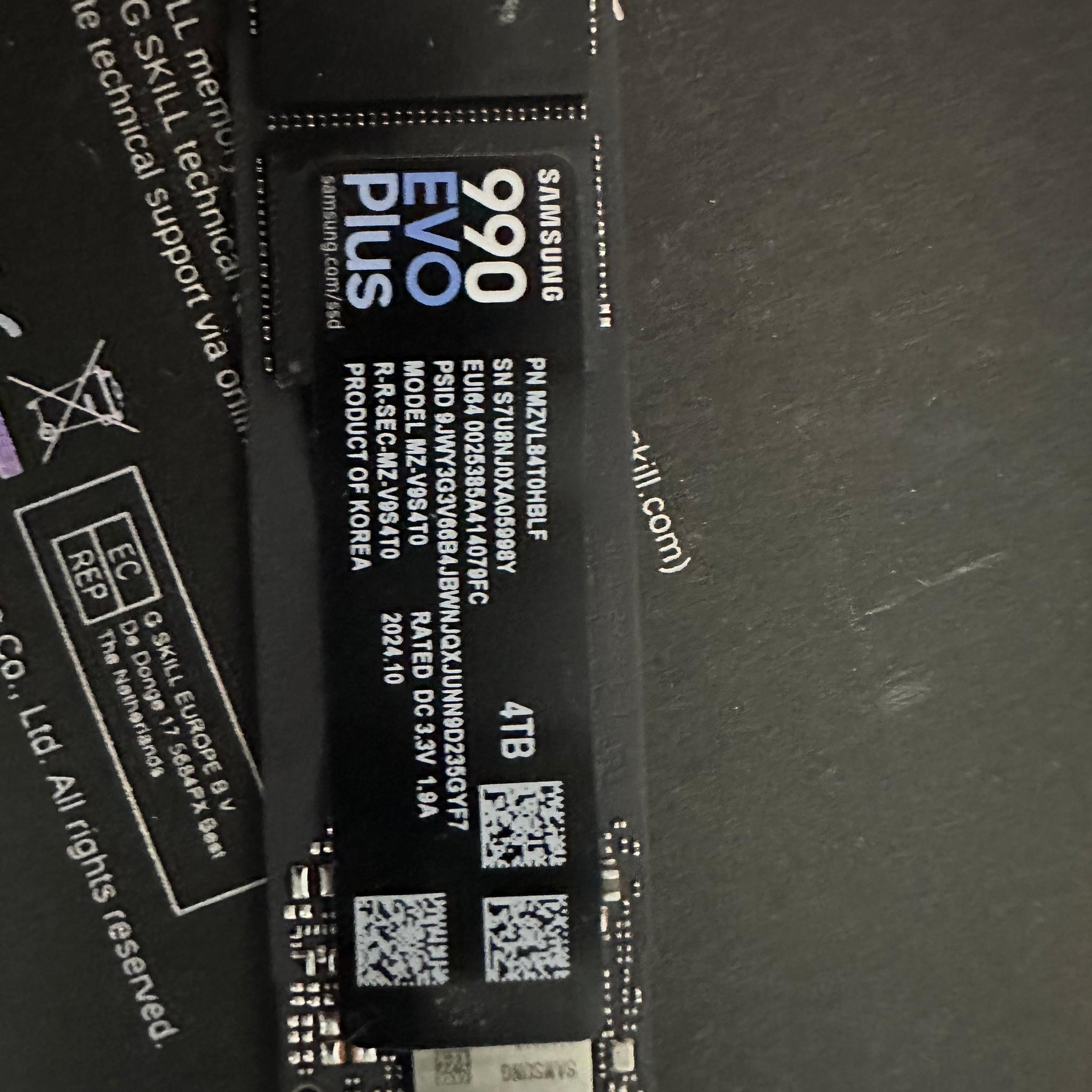 4TB Samsung 990 EVO Plus SSD M.2