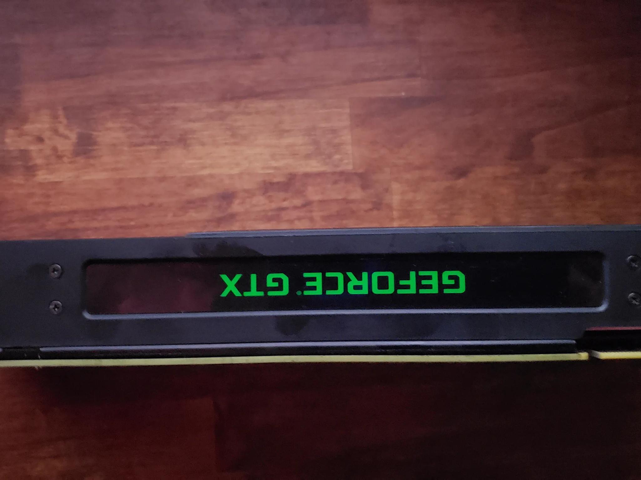 PNY GTX 1070 graphics card with 8gb memory