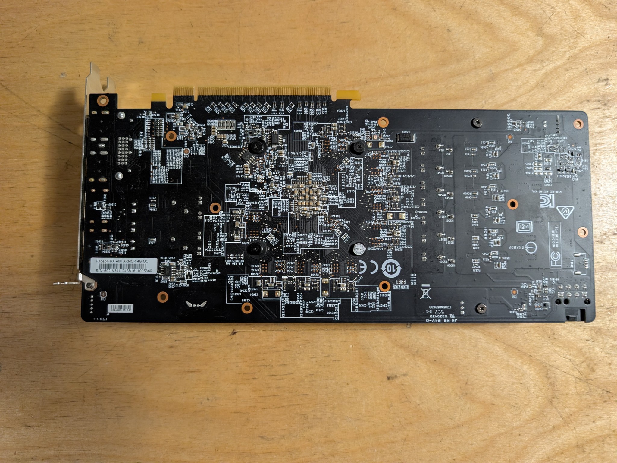 MSI Armor RX 480 4GB