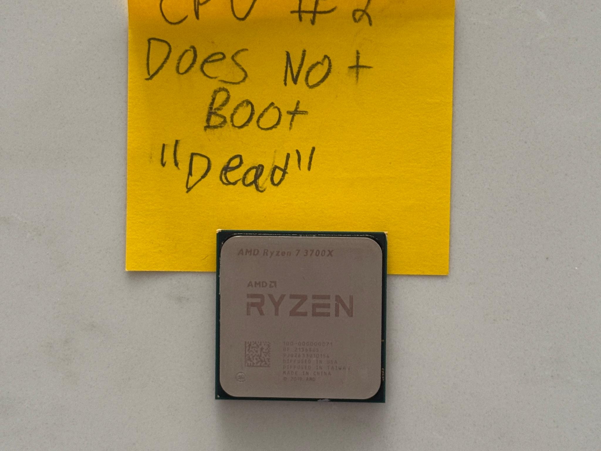 AMD Ryzen 7 3700x (Read description)