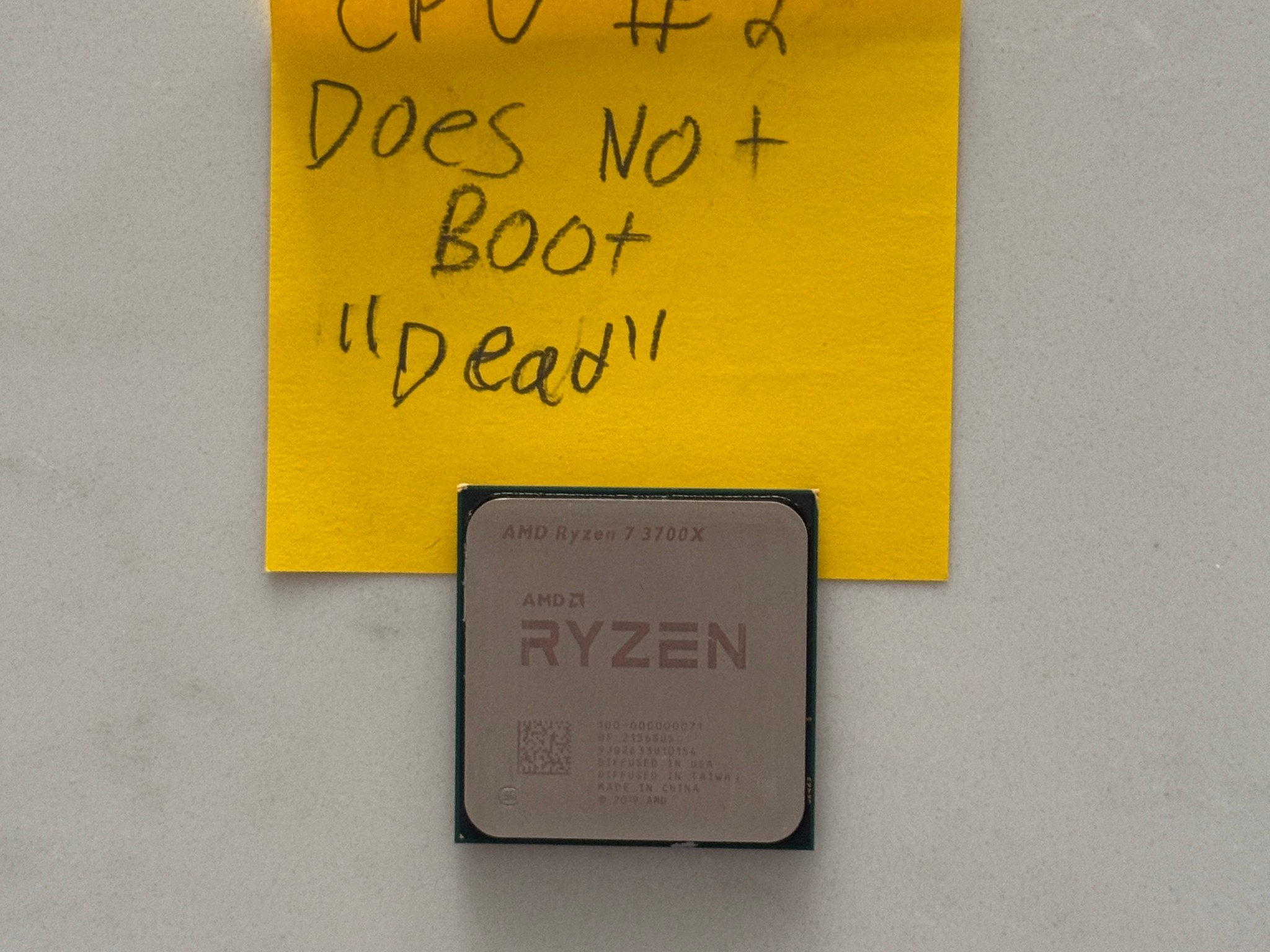AMD Ryzen 7 3700x (Read description)