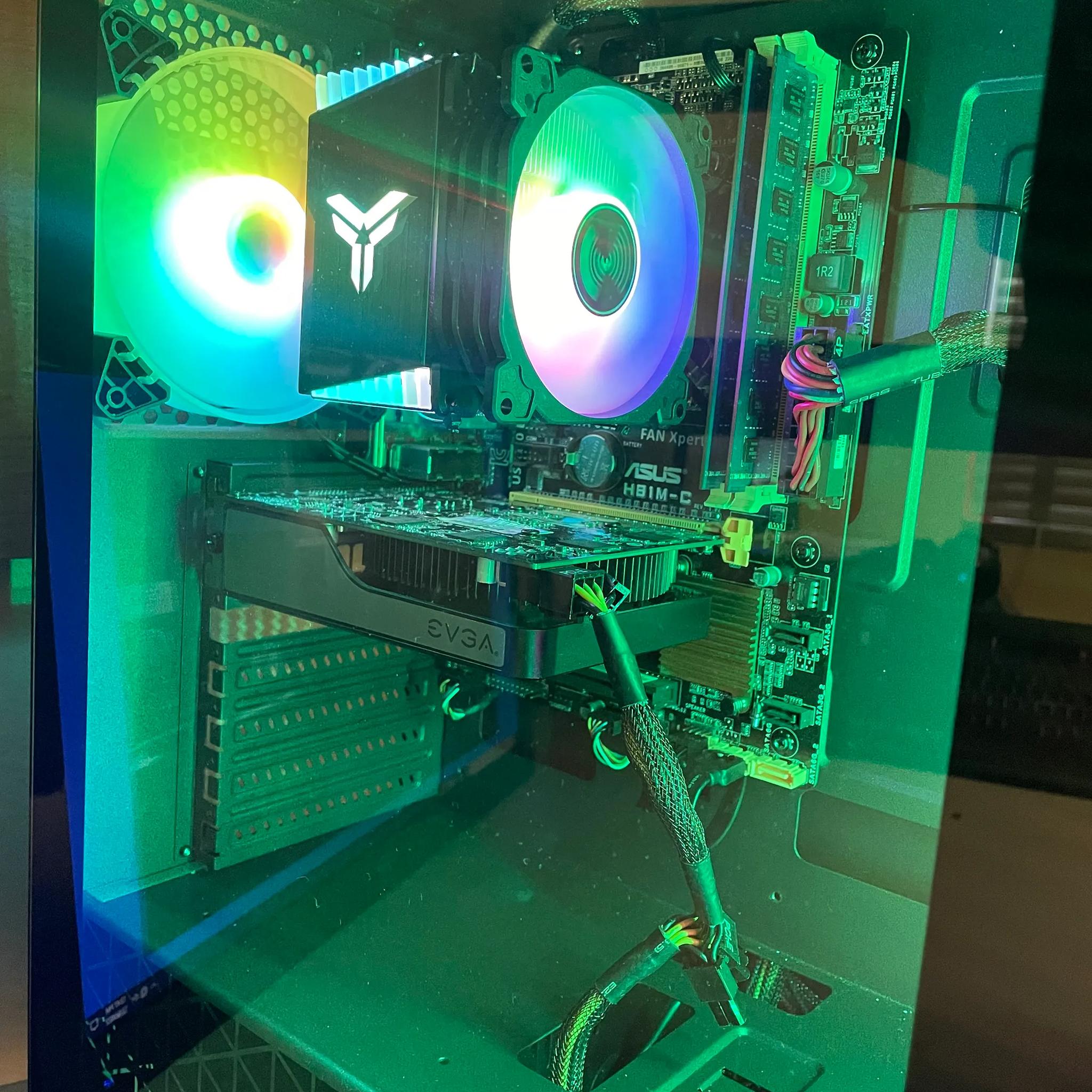 Custom Gaming Desktop PC Intel i5 Quad 8 GB SSD Nvidia GTX 650 HDMI WIN 10 PRO