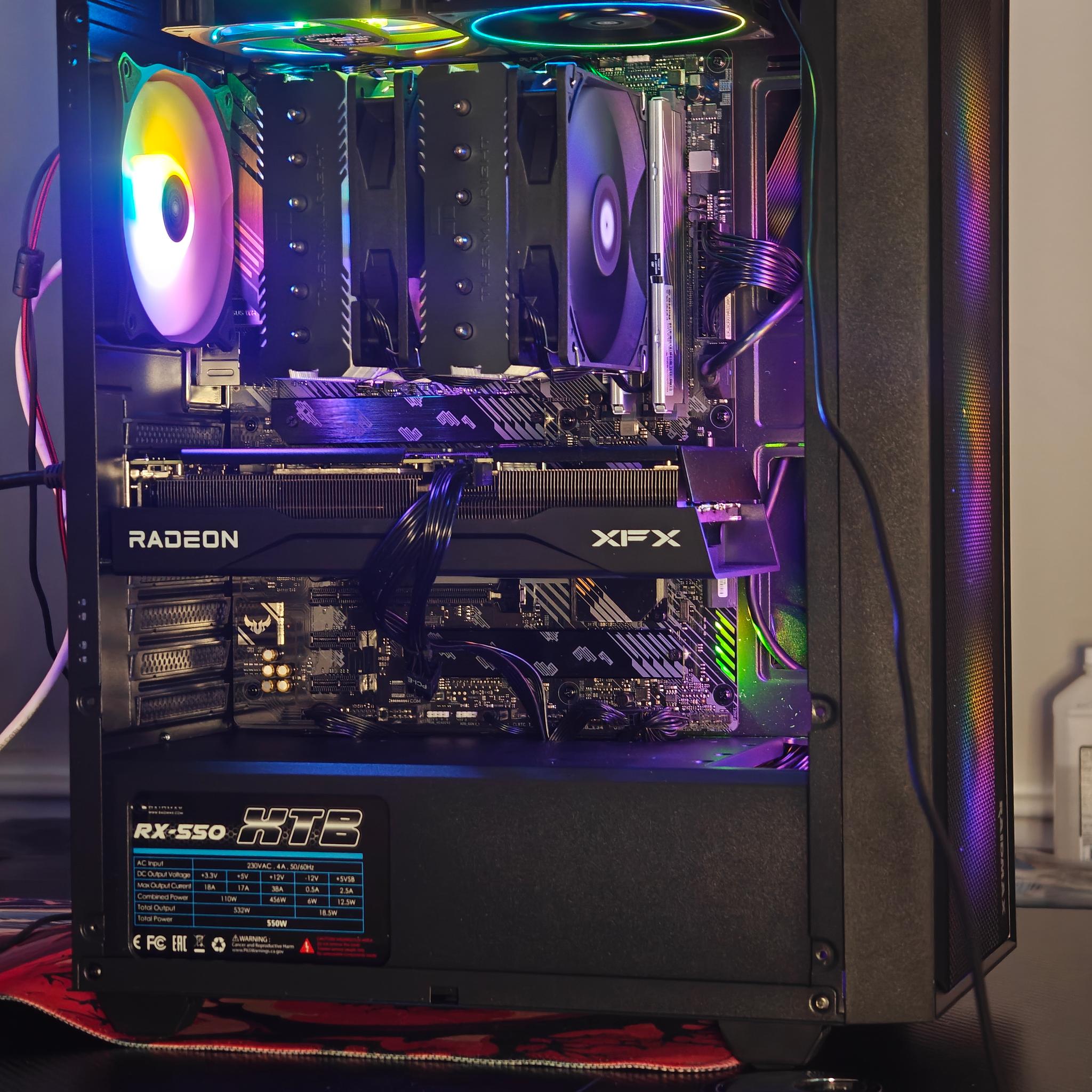 Gaming PC|AMD Ryzen 5 5600|AMD Radeon RX 9060 XT|32GB DDR4 3200|1 TB NVME SSD|Windows 11 Pro Active