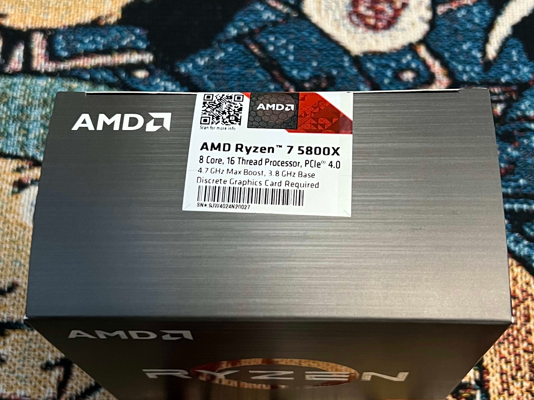 Ryzen 7 5800x Brand New Sealed 