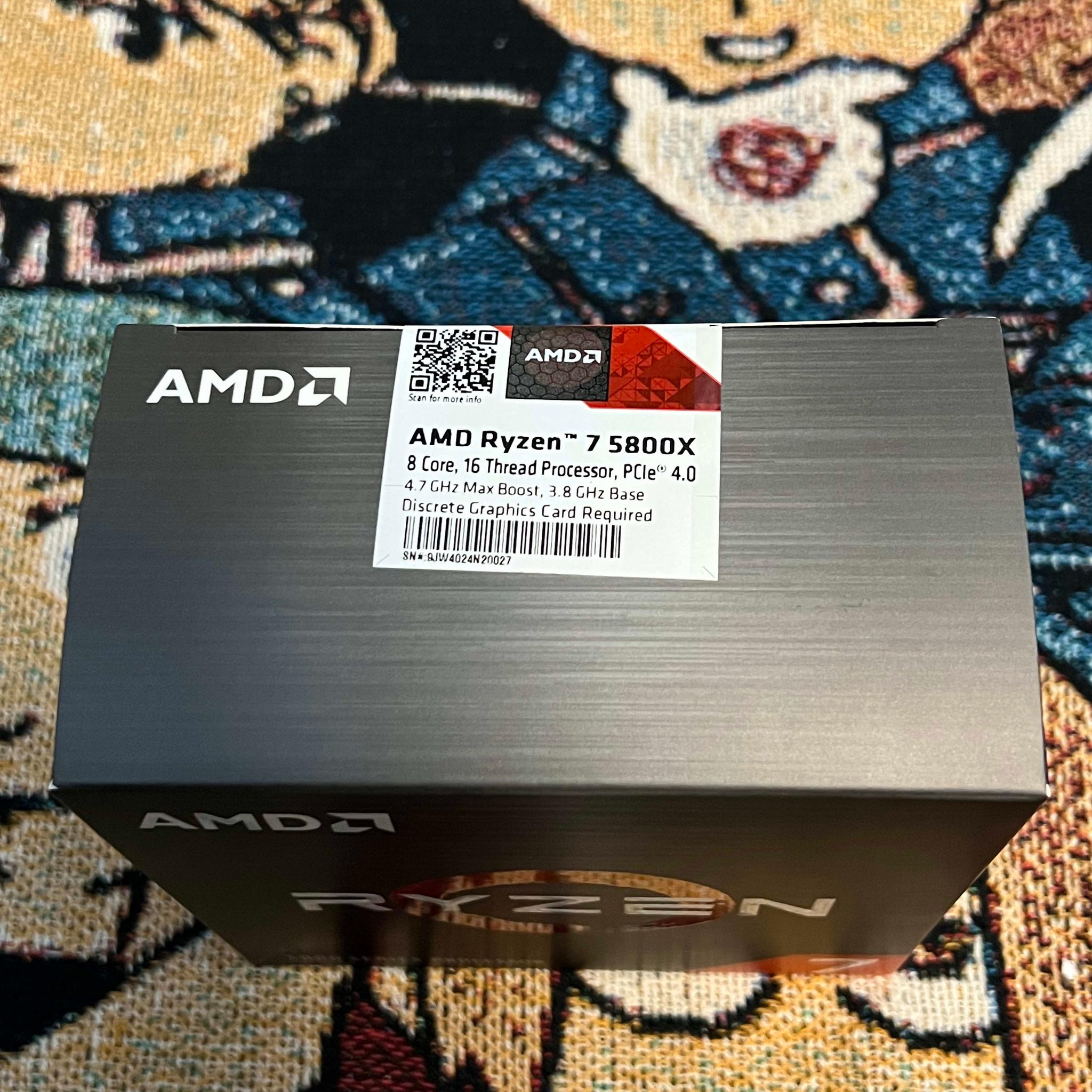 Ryzen 7 5800x Brand New Sealed 