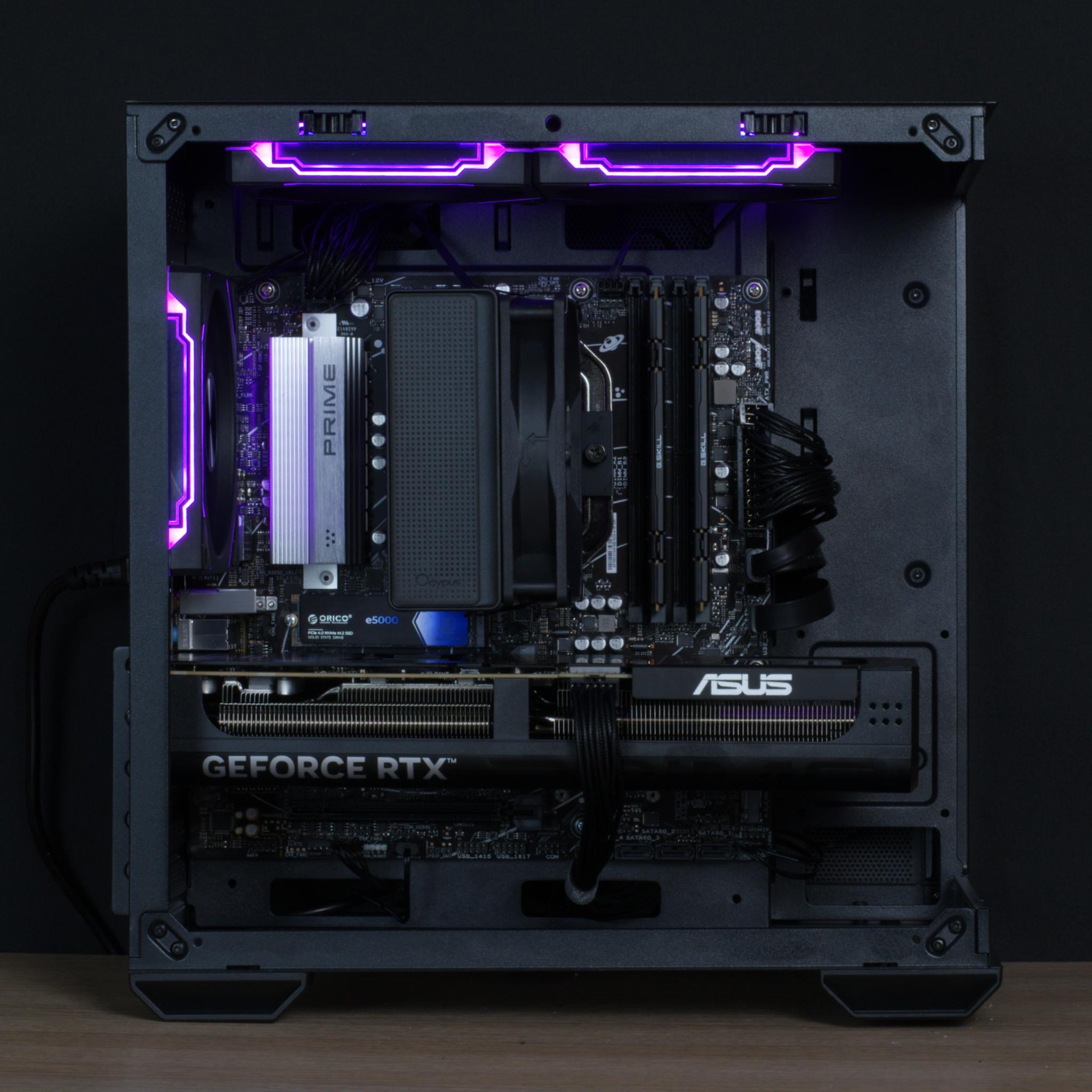 🟪Knight| 1440p Gaming PC: RTX 5070, Ryzen 5 7600X, 32GB DDR5 RAM, 1TB M.2 SSD w/ Wifi