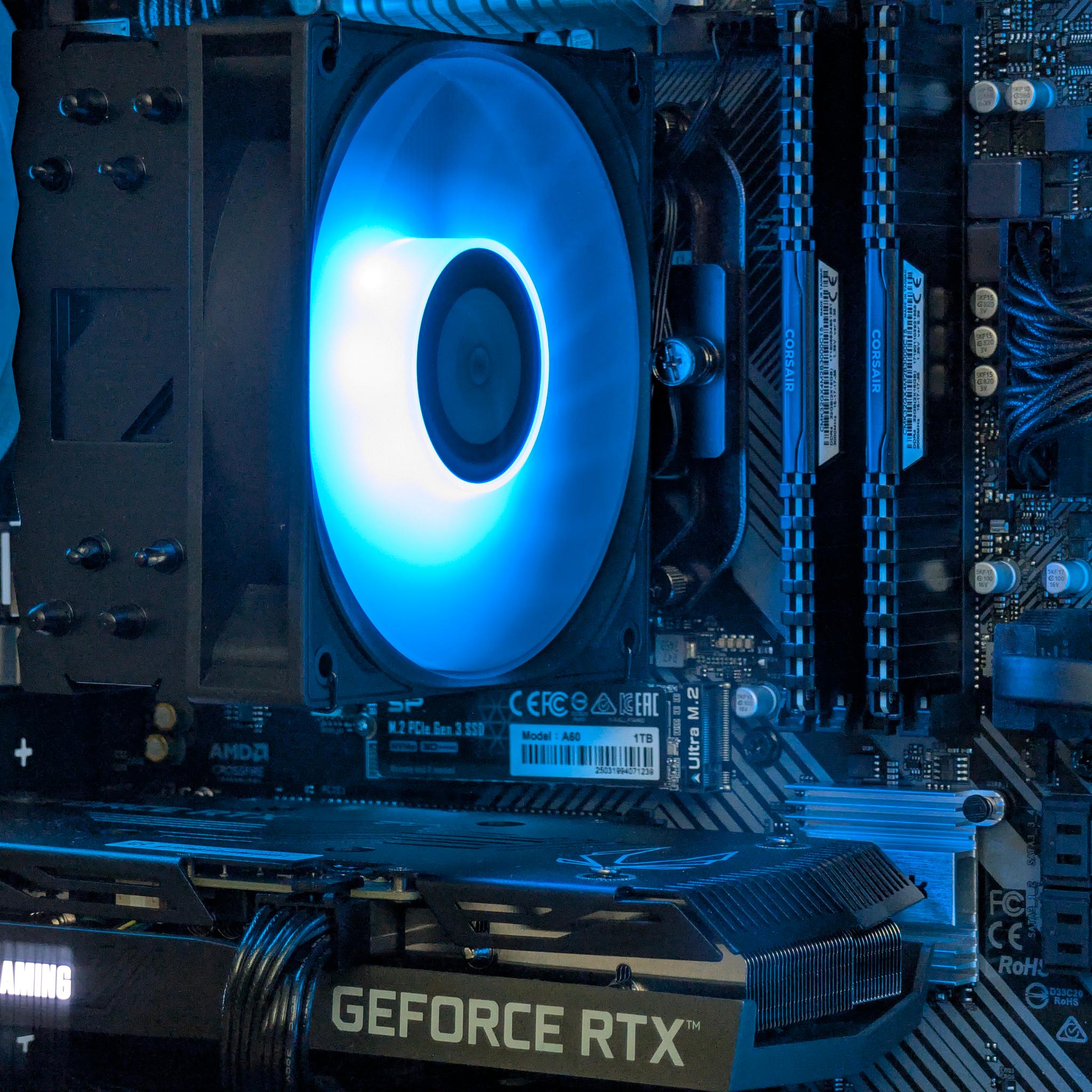 🖤💙Ryzen 5 5600 | RTX 3060 TI | 32GB DDR4 | 1TB SSD | Gaming PC💙🖤
