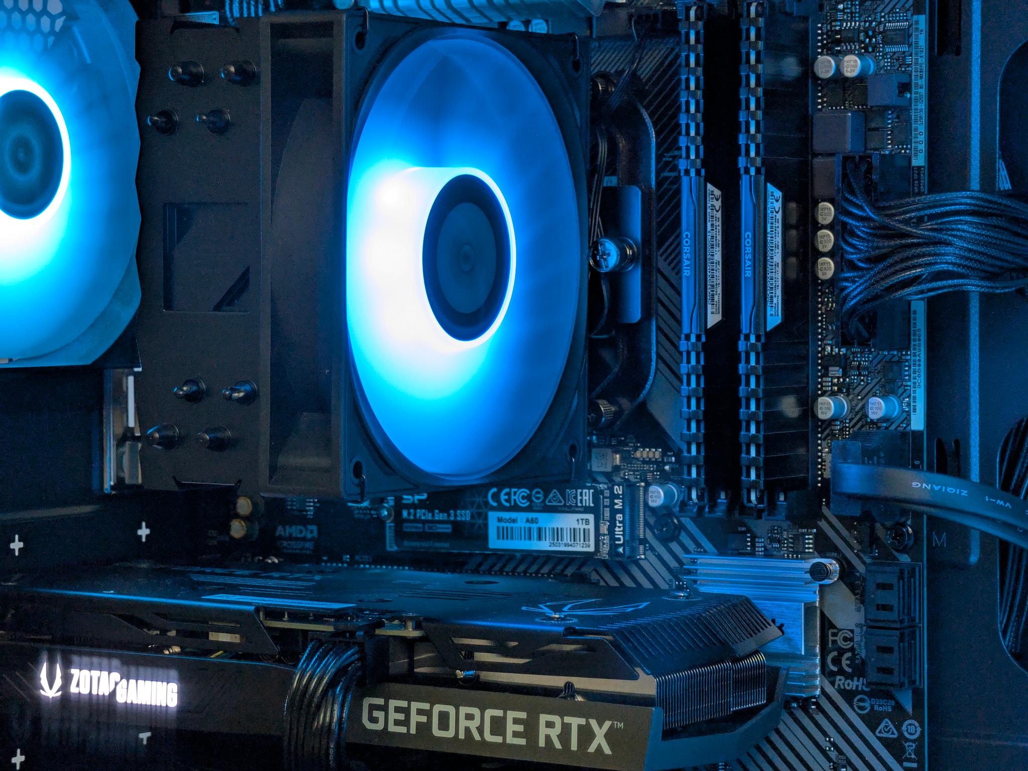 🖤💙Ryzen 5 5600 | RTX 3060 TI | 32GB DDR4 | 1TB SSD | Gaming PC💙🖤