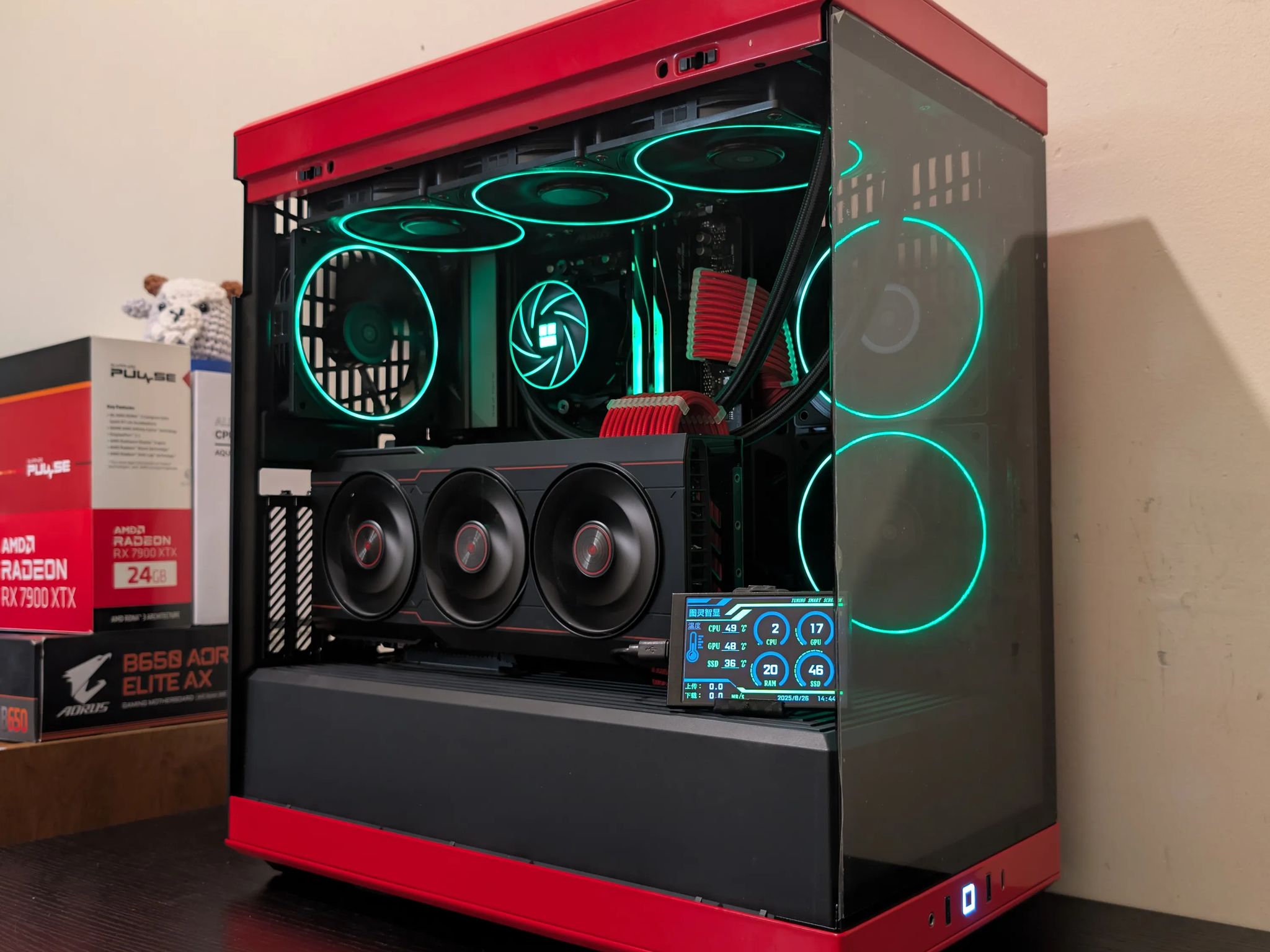 🟥⬛ 4K Gaming Beast | RX 7900XTX | Ryzen 7 7800X3D | 2TB SSD | 32GB RAM | WiFi 6 & Bluetooth ⬛🟥