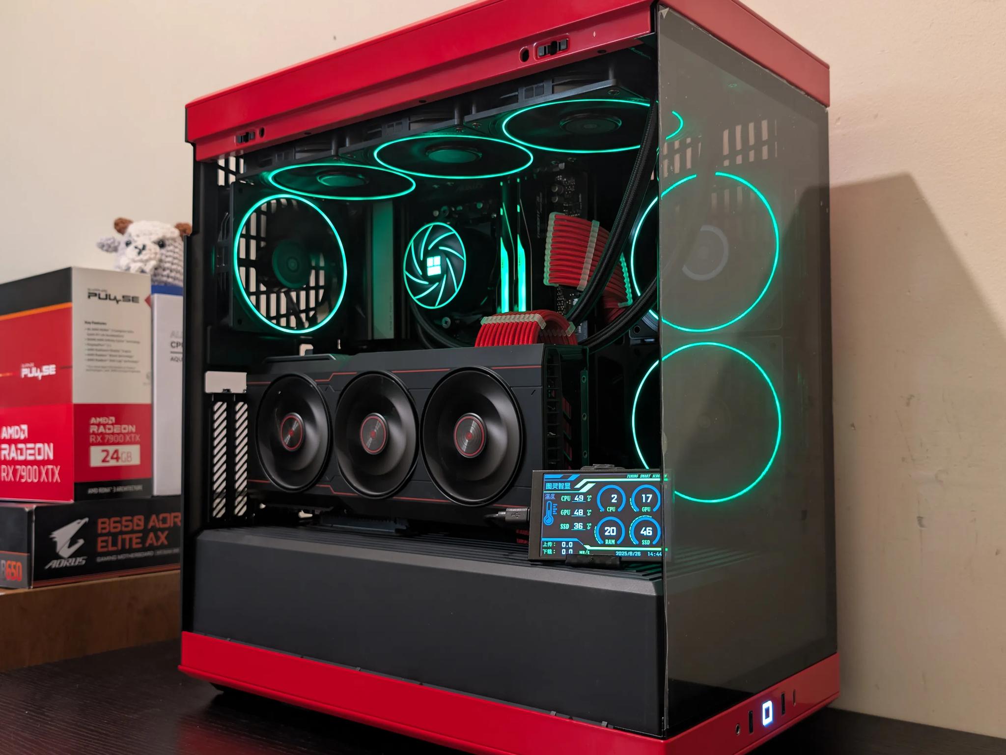 🟥⬛ 4K Gaming Beast | RX 7900XTX | Ryzen 7 7800X3D | 2TB SSD | 32GB RAM | WiFi 6 & Bluetooth ⬛🟥