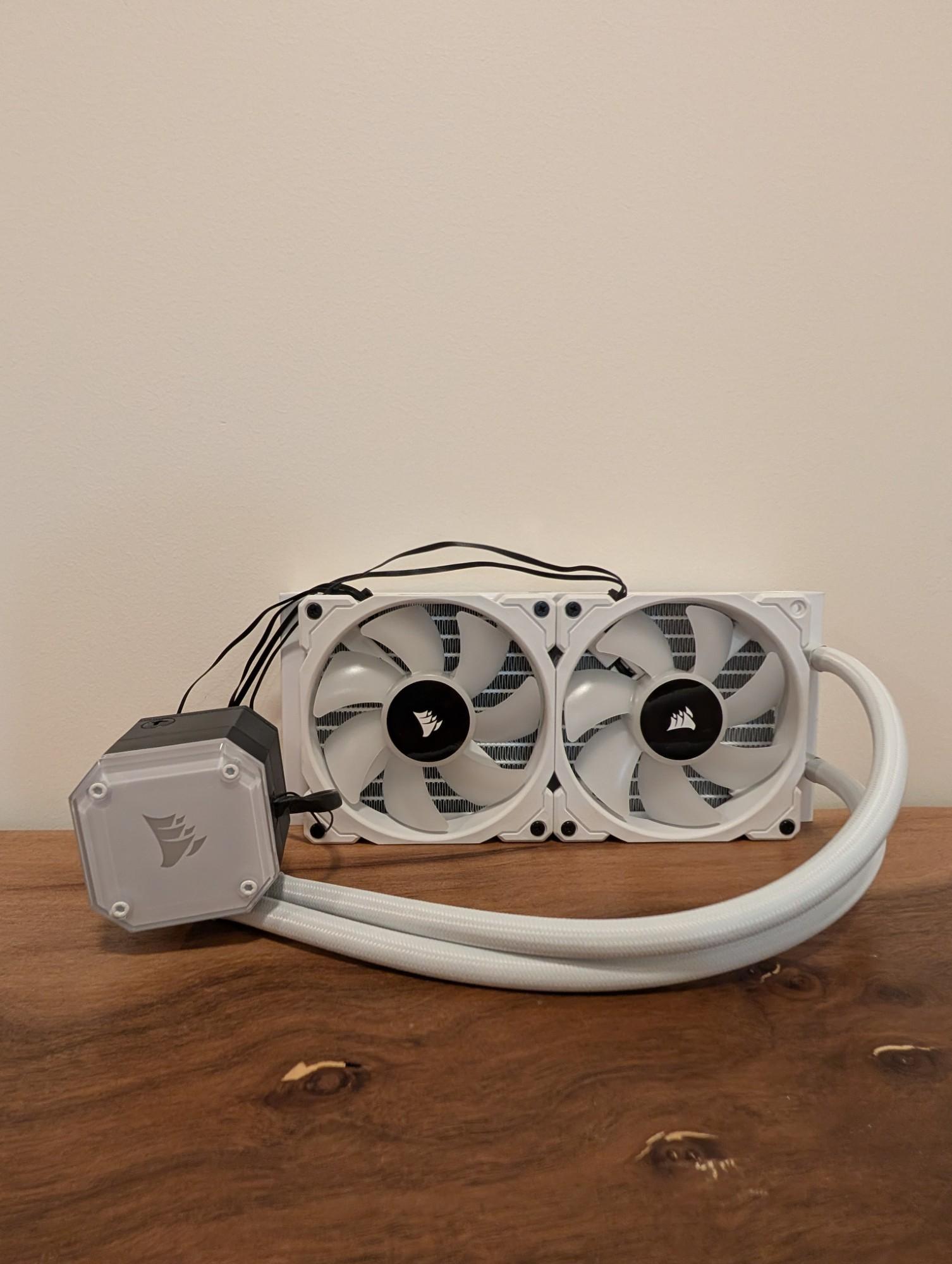 CORSAIR iCUE H100i Elite CAPELLIX 240mm AIO Liquid CPU Cooler - Excellent Condition