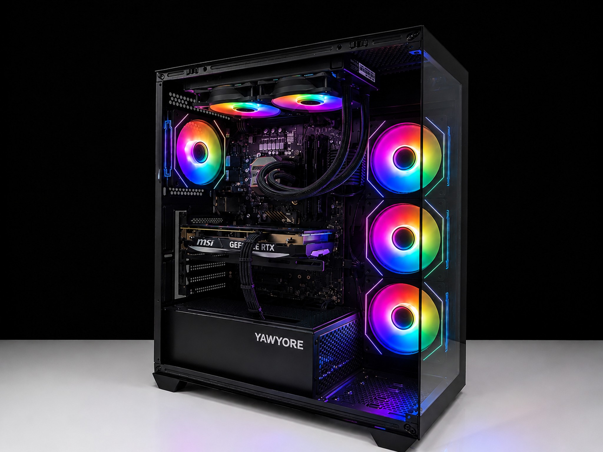 4k/1440p Gaming PC | RTX 4070 | i7-13700f | 32GB RAM | 3TB STORAGE | WIFI+BT