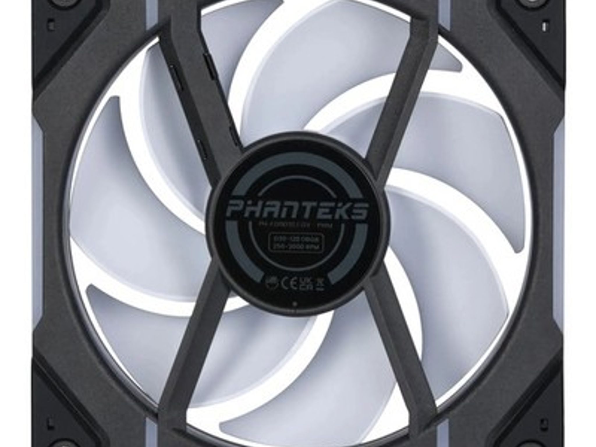 Phanteks D30-120 D-RGB PWM 120mm Case Fan Black PH-F120D30_DRGB_PWM_BK01 New