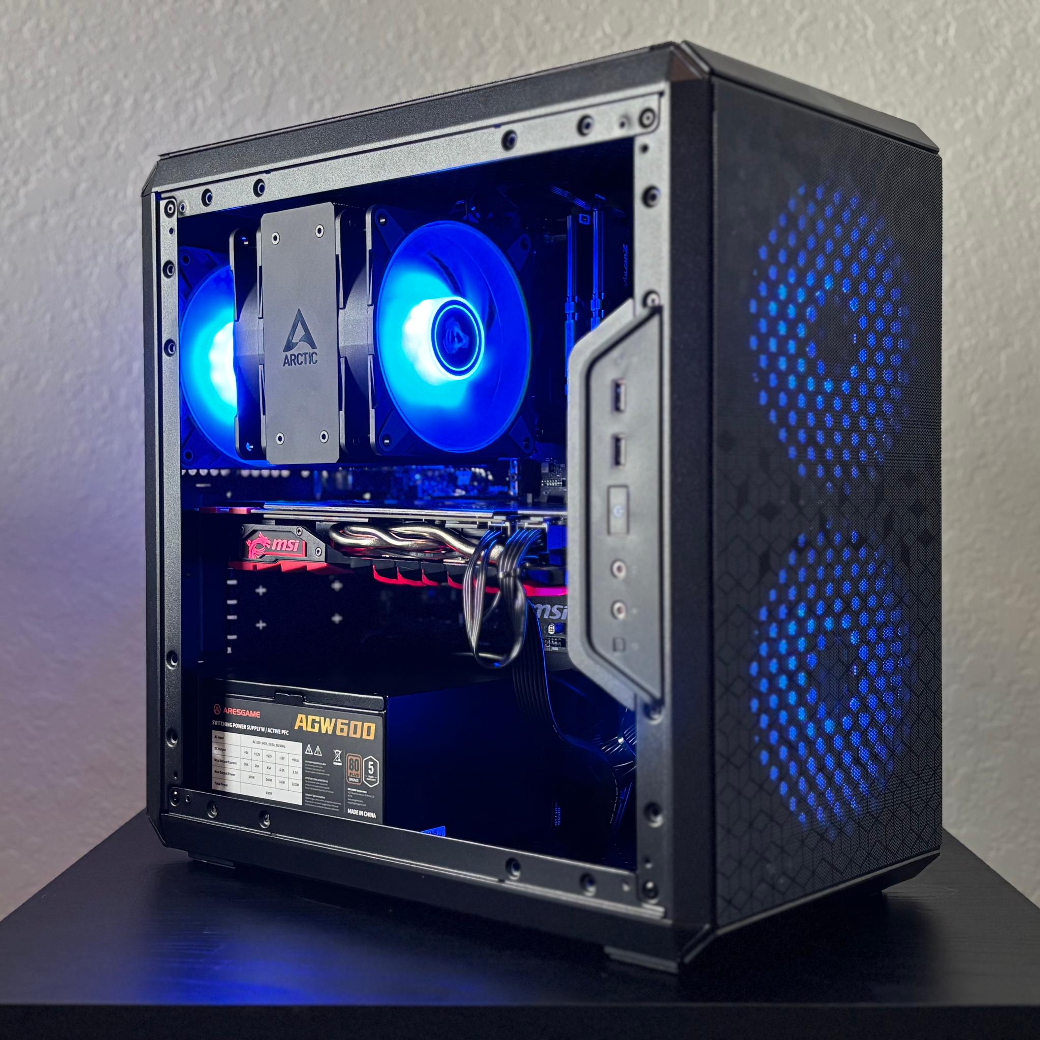 🔥Ryzen 5 5500 | GTX 1070 | 16GB DDR4 | 512GB NVMe | Air-Cooled Gaming PC🔥