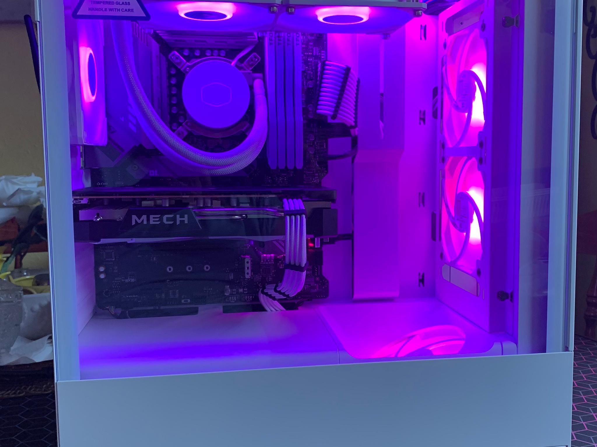❄️🥶🌌 white intel i5 & radeon liquid cooled STARFIELD ready (includes free starfield key) 🌌🥶❄️