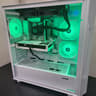 High end White gaming pc with CUSTOM RTX WHITE GPU!