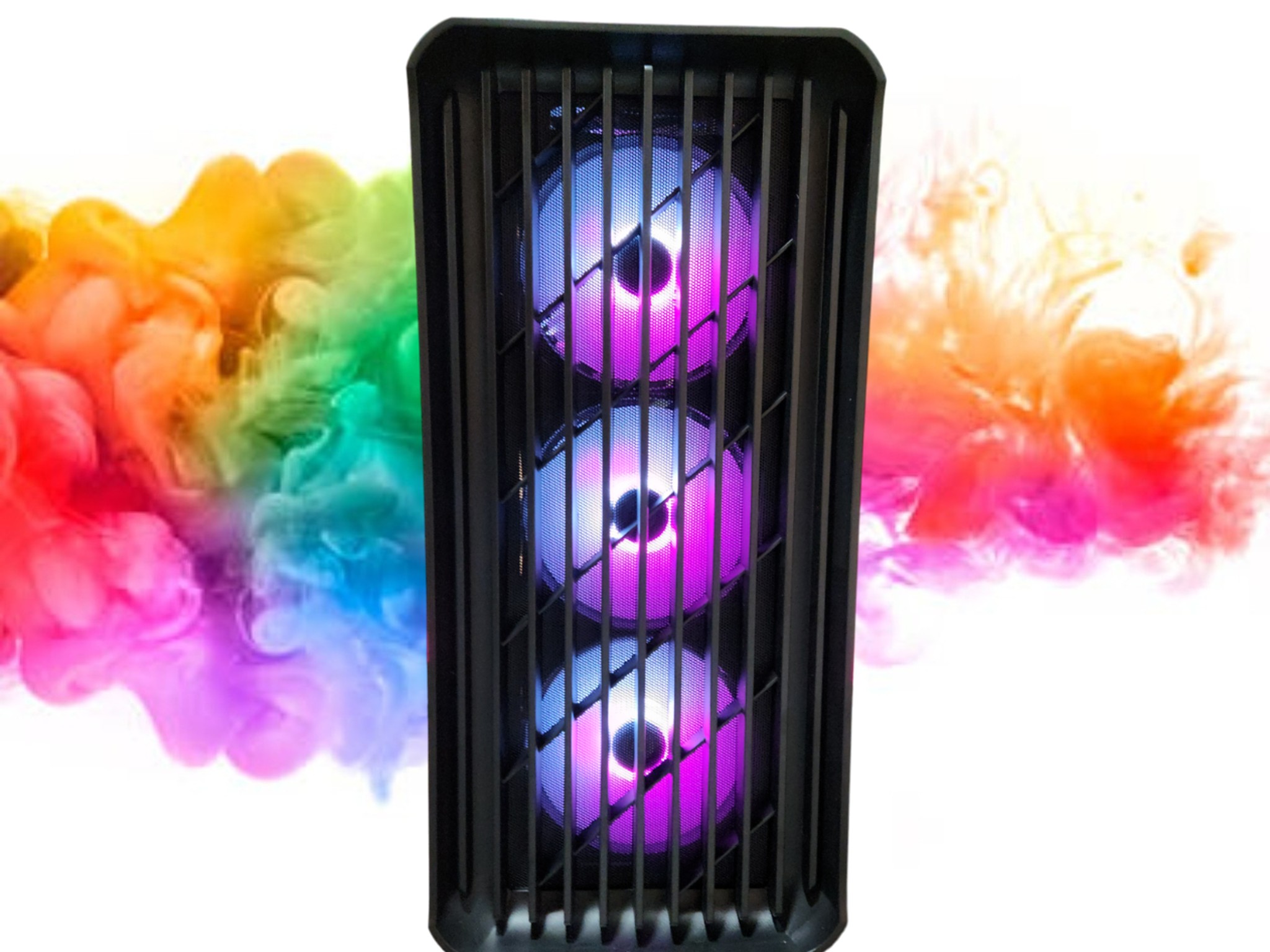 SALE: RTX 2080 Super + Ryzen 5 5500 + 16GBs DDR4 RAM + 1TB SSD + 5 Fans ( Black RGB Gaming PC )