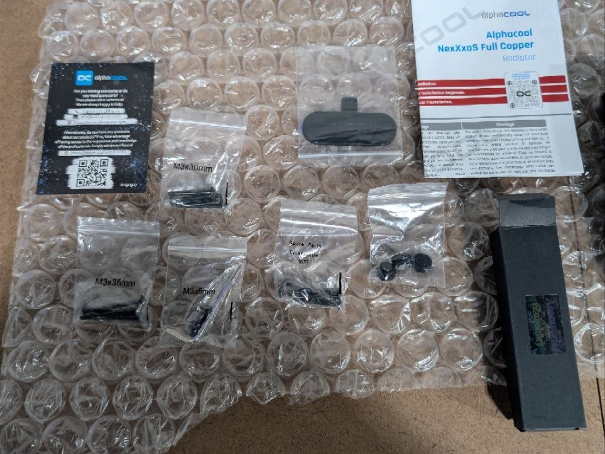 Alphacool NexXxoS HPE-30 Full Copper 120mm Radiator (14468)