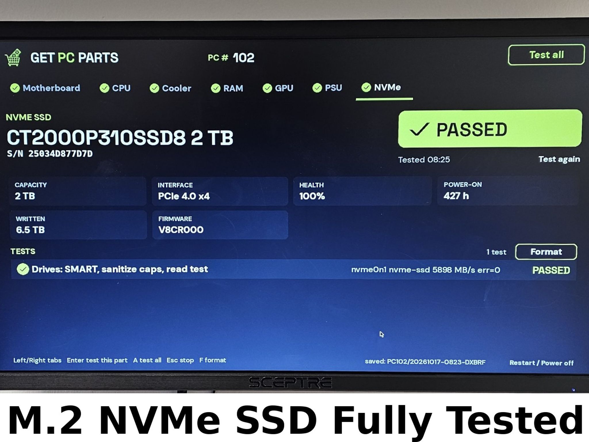 2TB NVMe M.2 SSD Crucial P310 Gen4